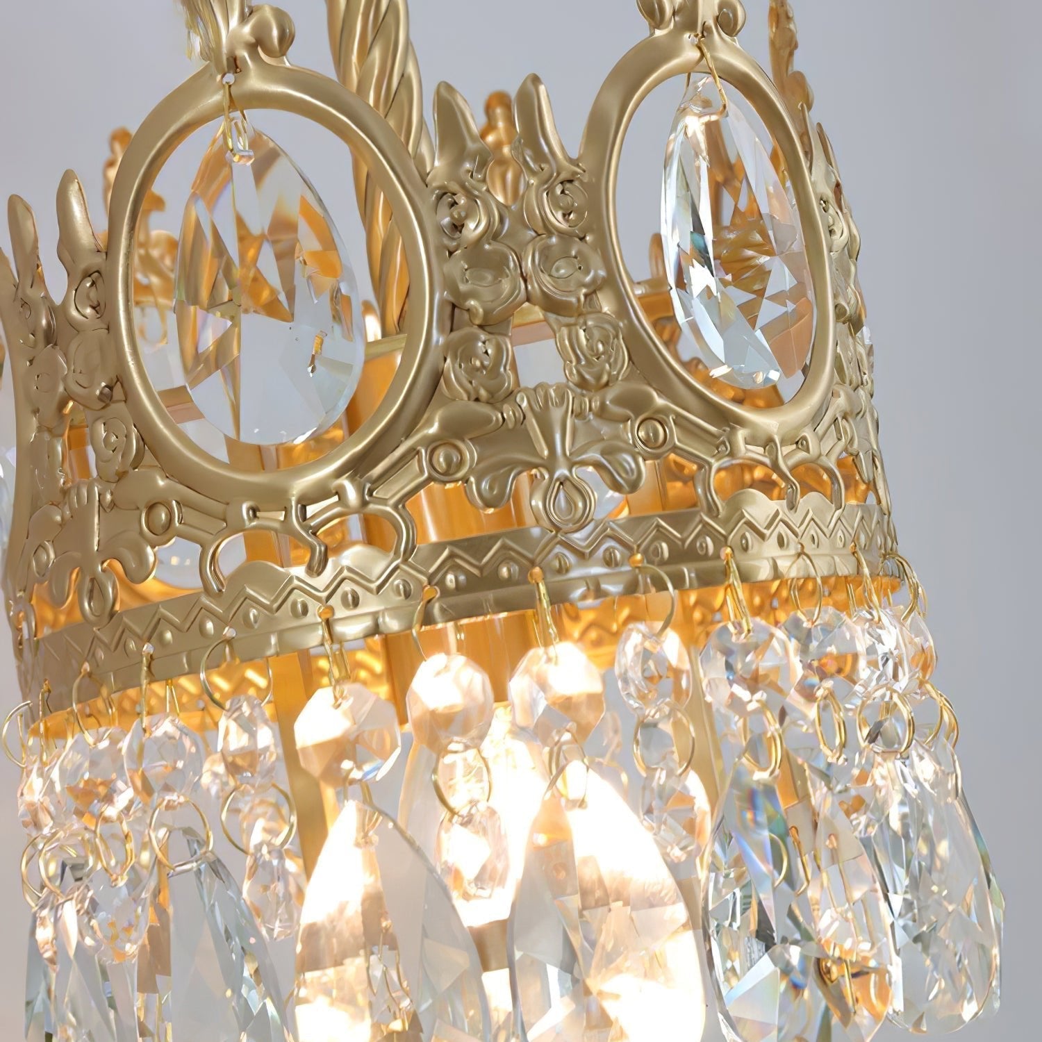 Qelin Kristallen Kroon Wandlamp
