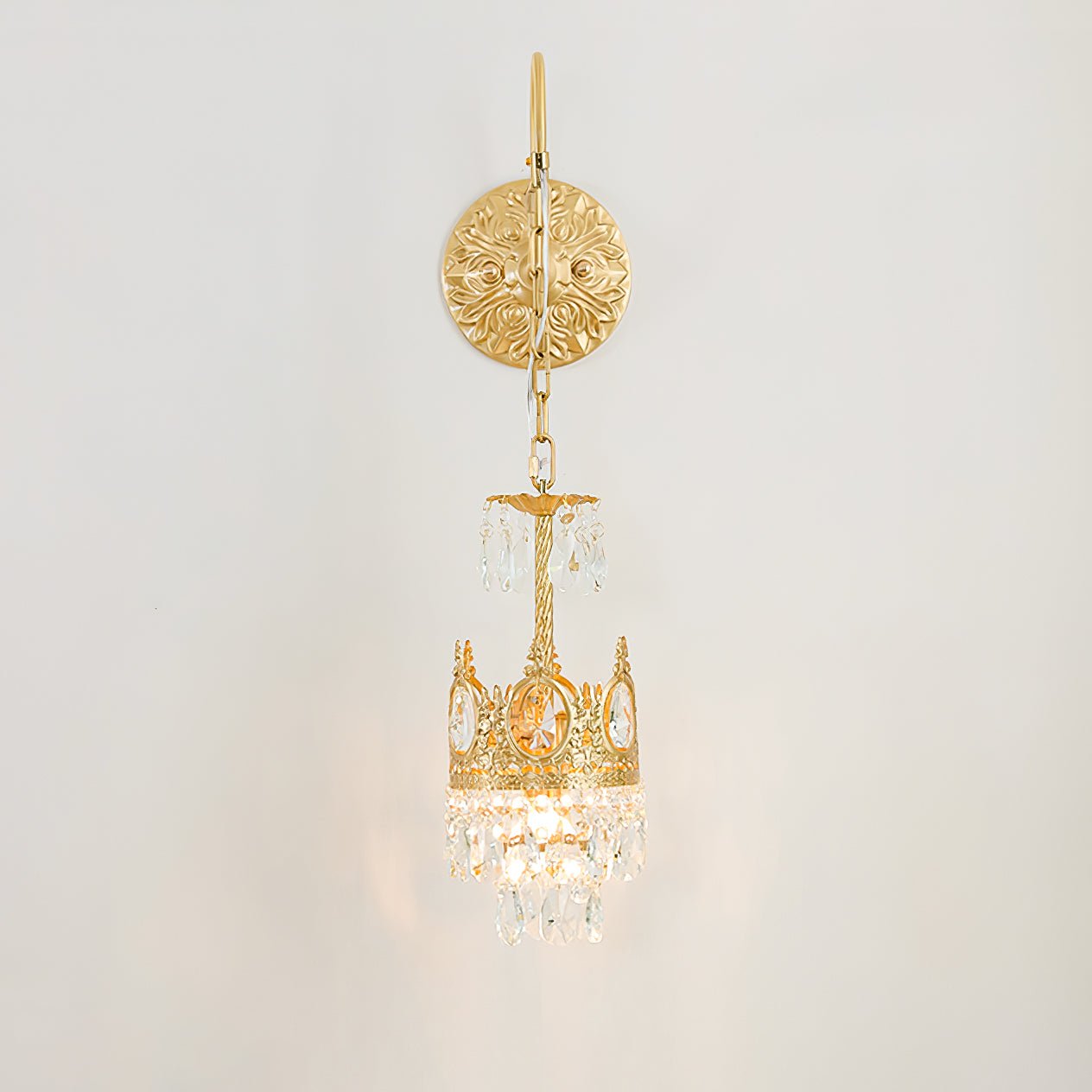 Qelin Kristallen Kroon Wandlamp