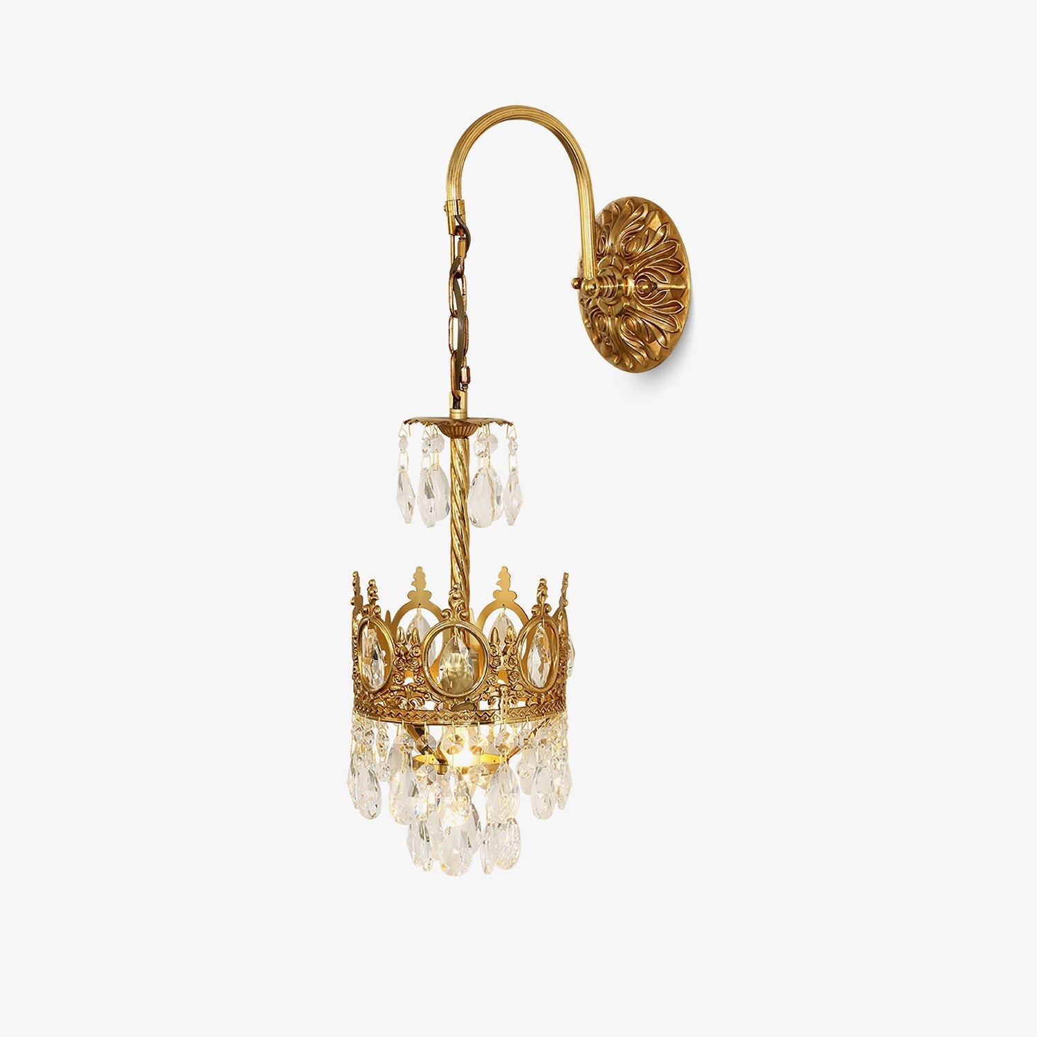 Qelin Kristallen Kroon Wandlamp