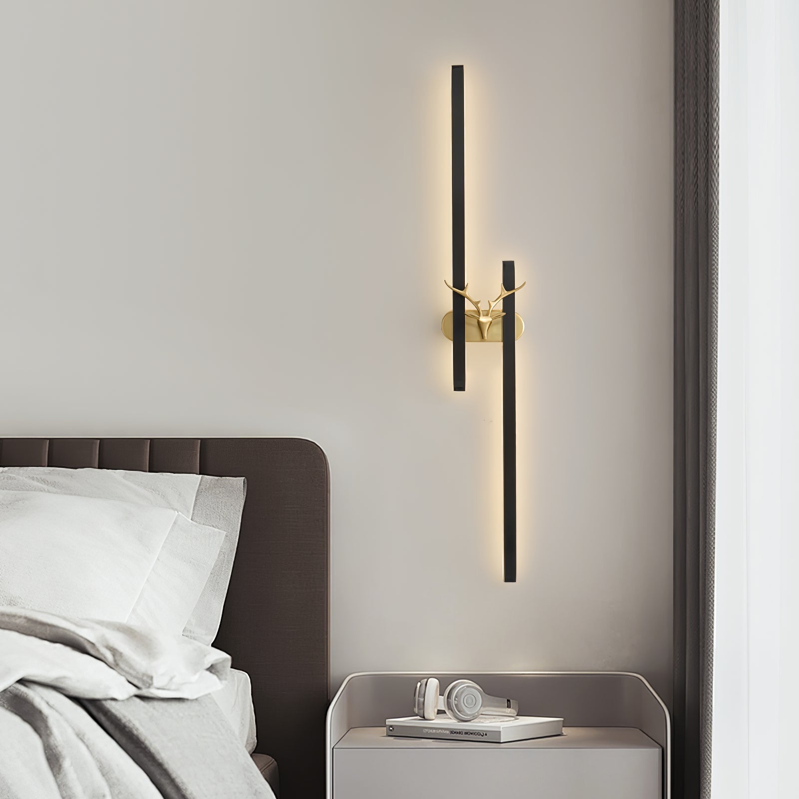 Messing Hert Design Wandlamp