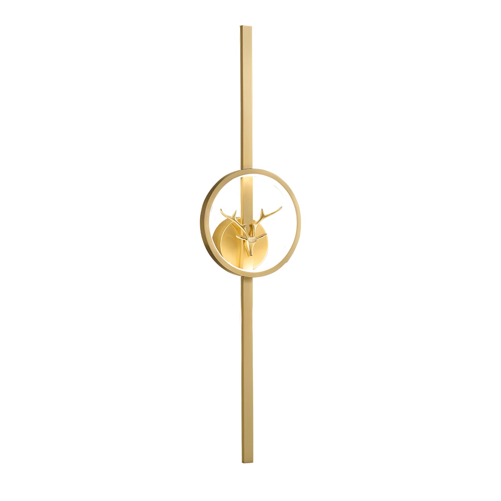 Messing Hert Design Wandlamp