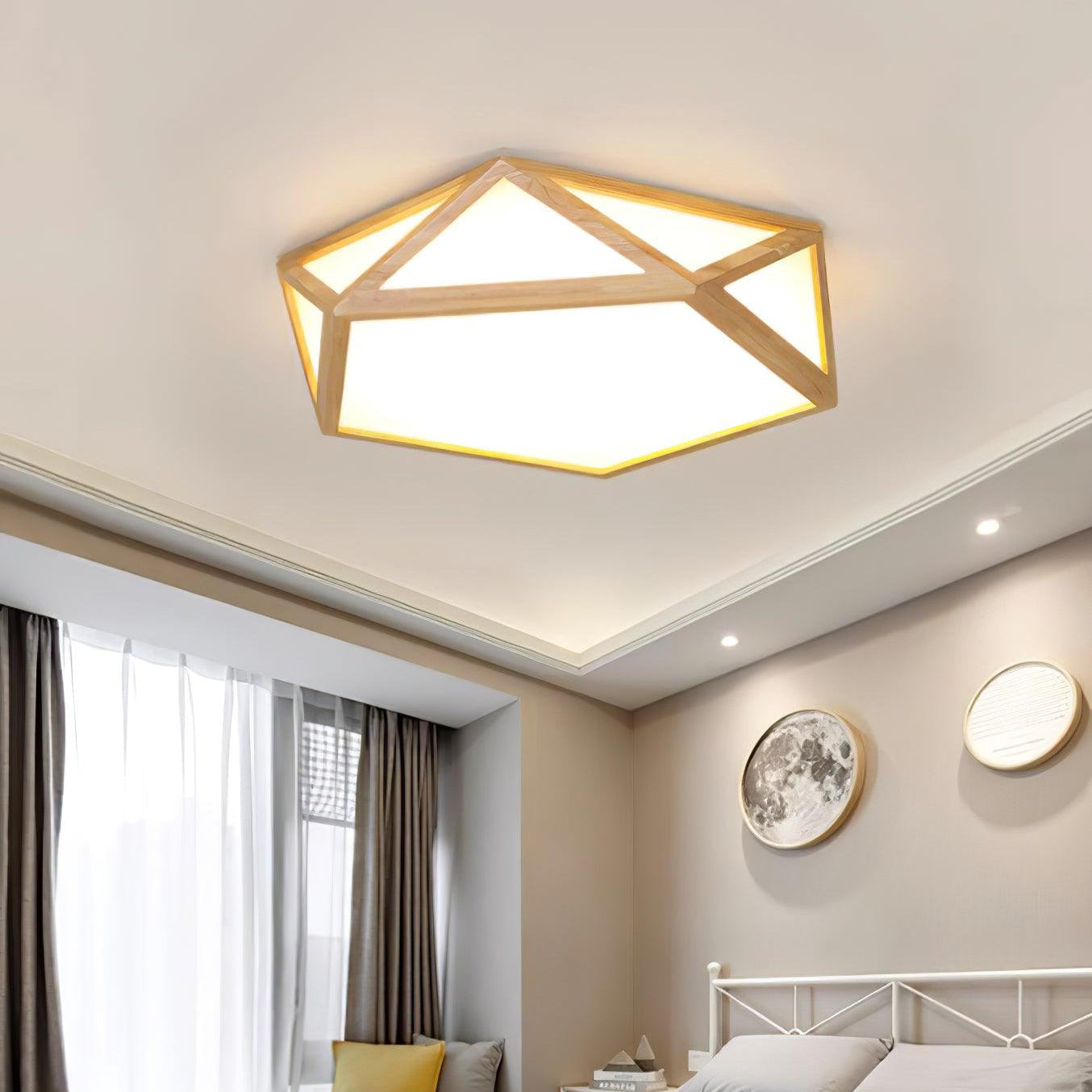 Dooles Houten Plafondlamp