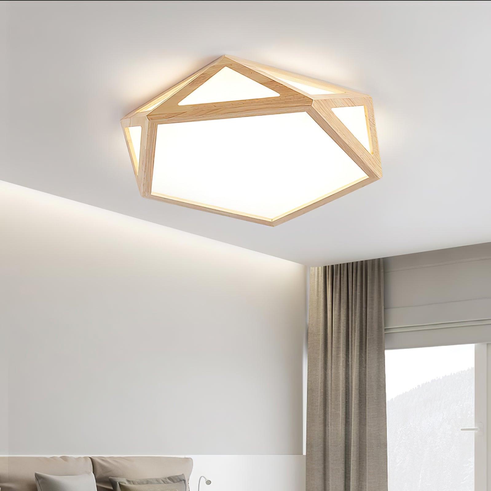 Dooles Houten Plafondlamp