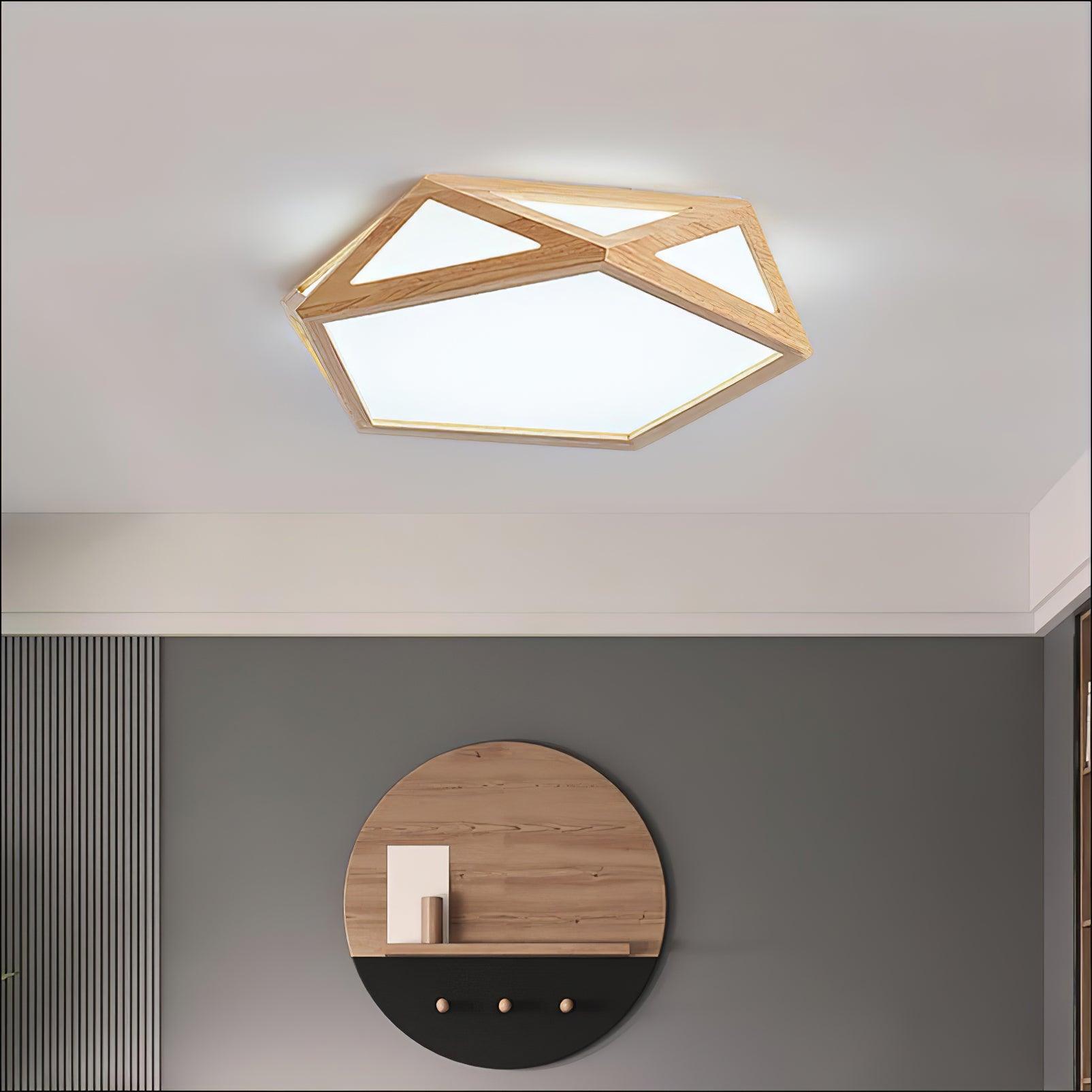Dooles Houten Plafondlamp