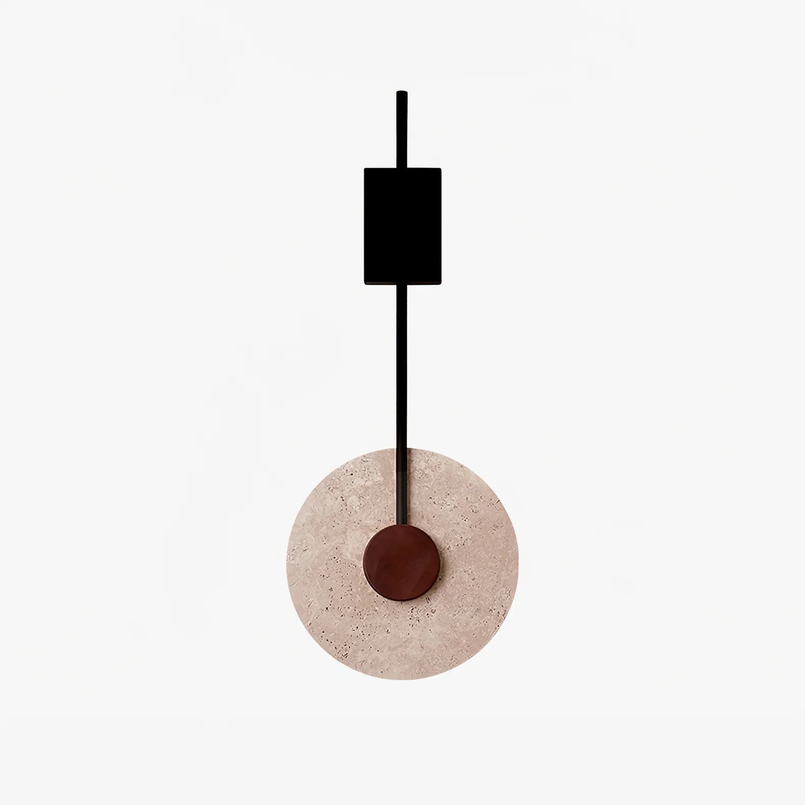 Feo Disc Travertijnen Wandlamp