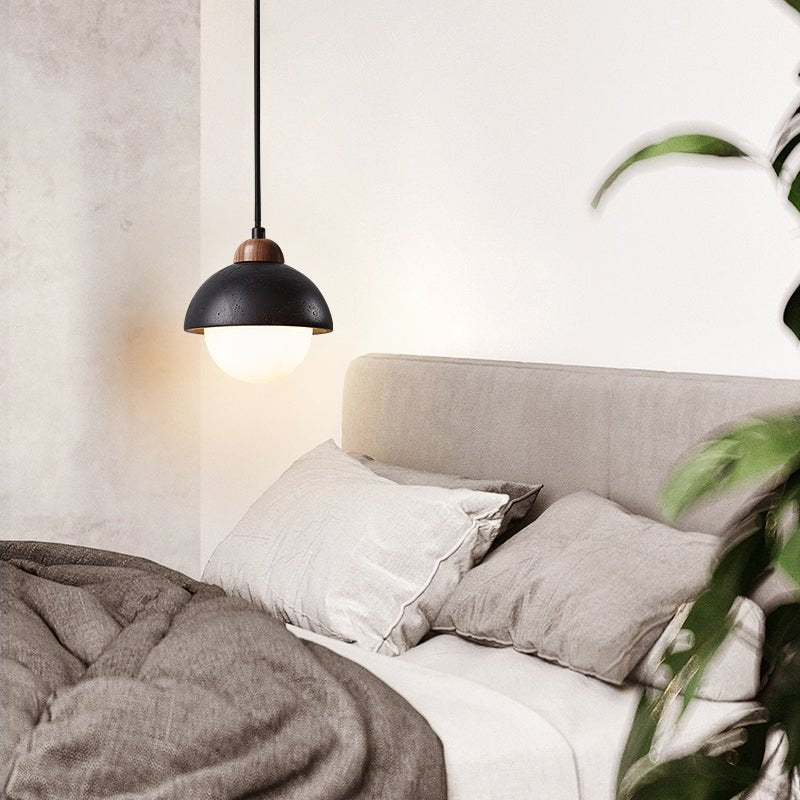 Domos Travertijnen Hanglamp