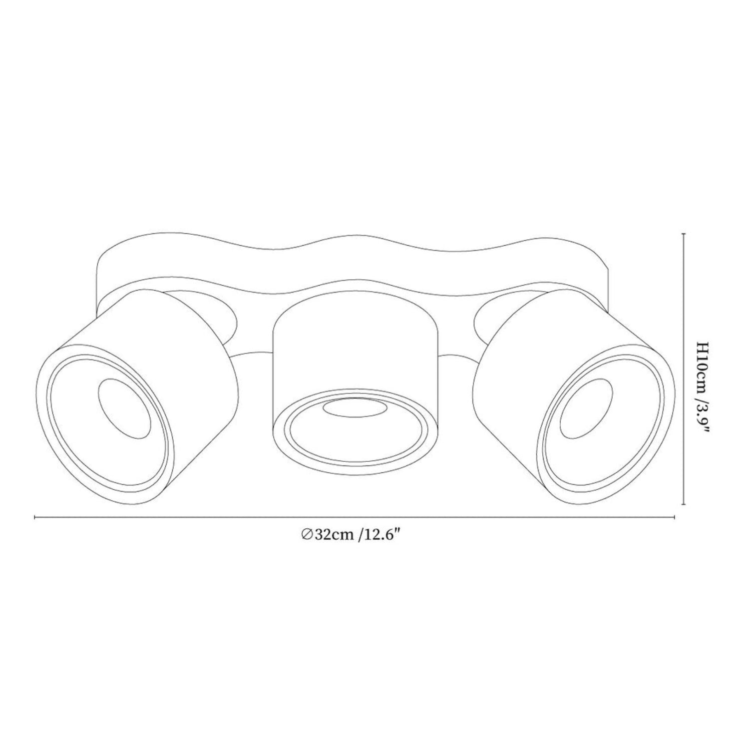 Tricos Lineaire Plafondlamp
