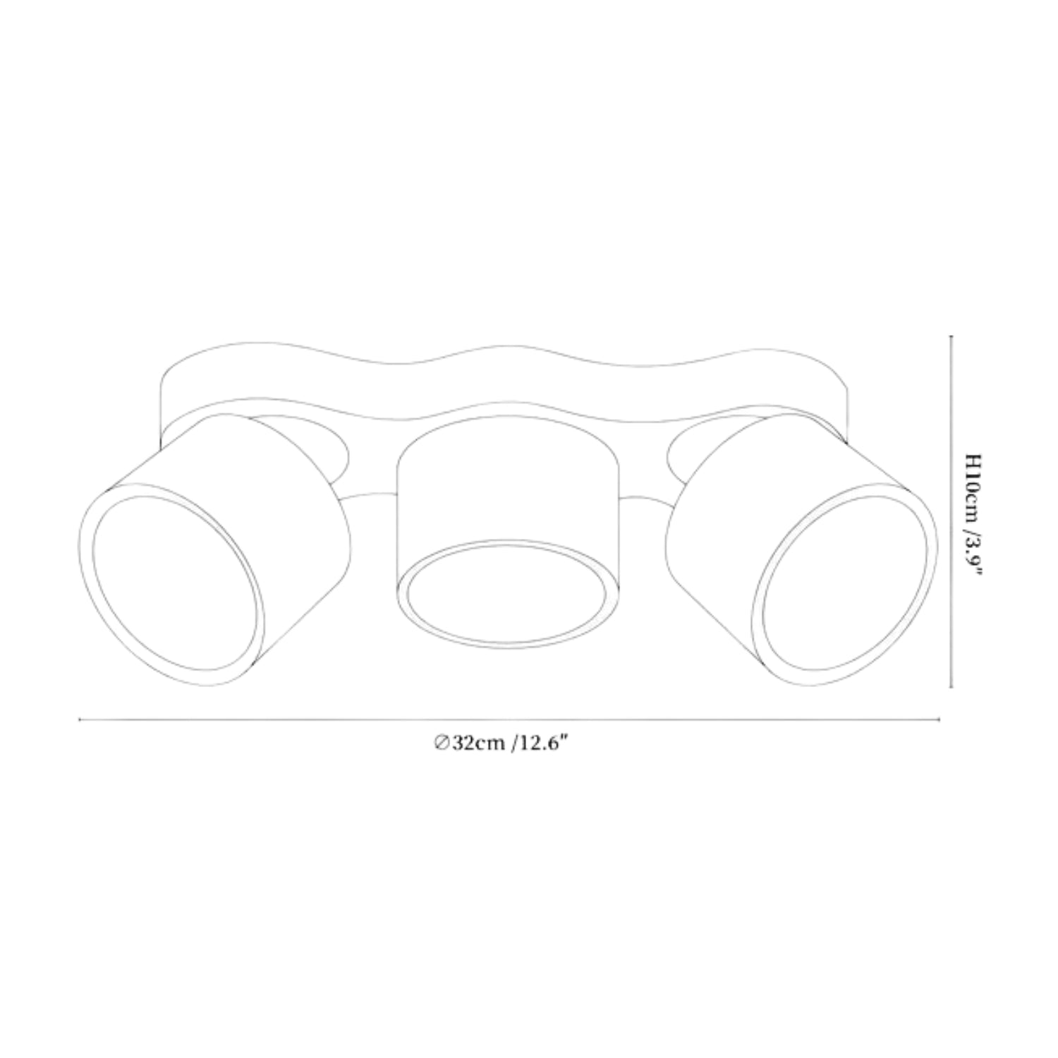 Tricos Lineaire Plafondlamp
