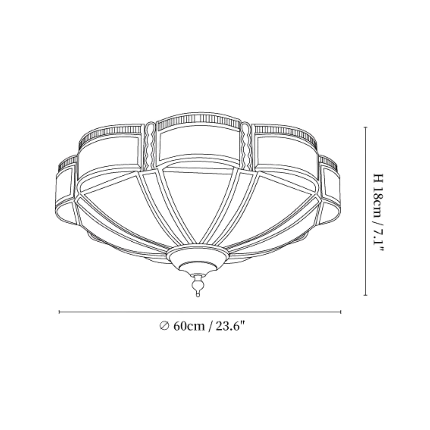 Bascenna Plafondlamp