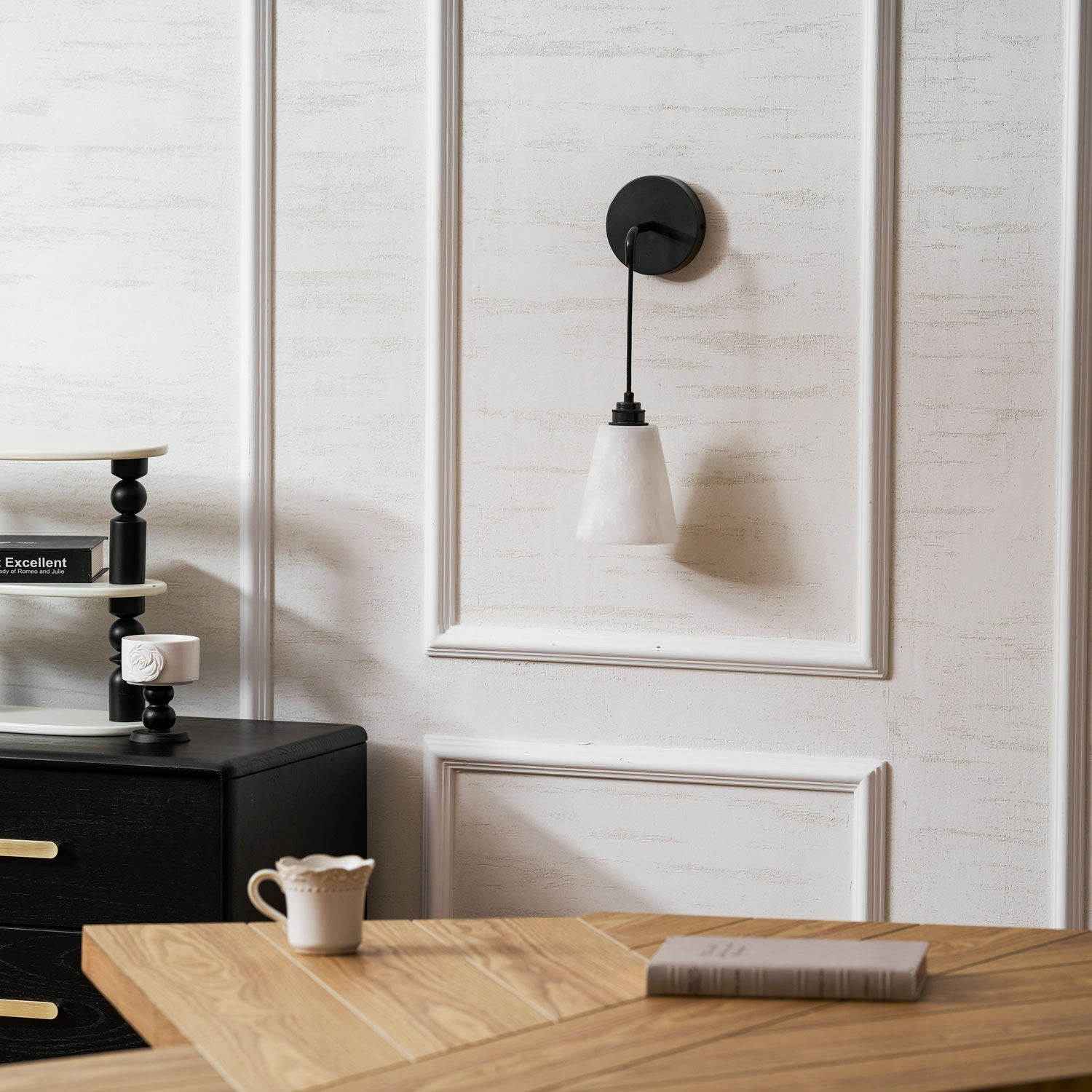 Cublen Hangende Albasten Wandlamp