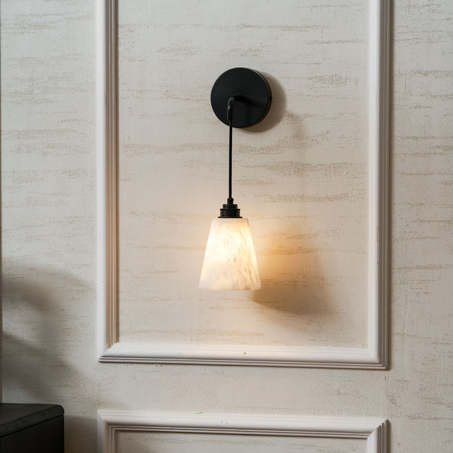 Cublen Hangende Albasten Wandlamp