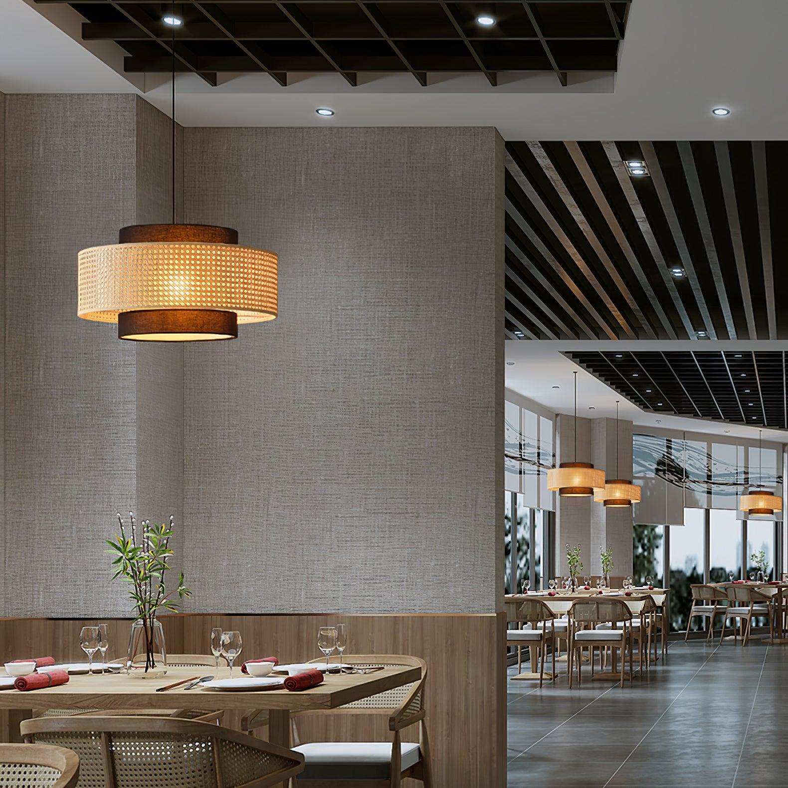 Delurso Japandi Stijl Hanglamp
