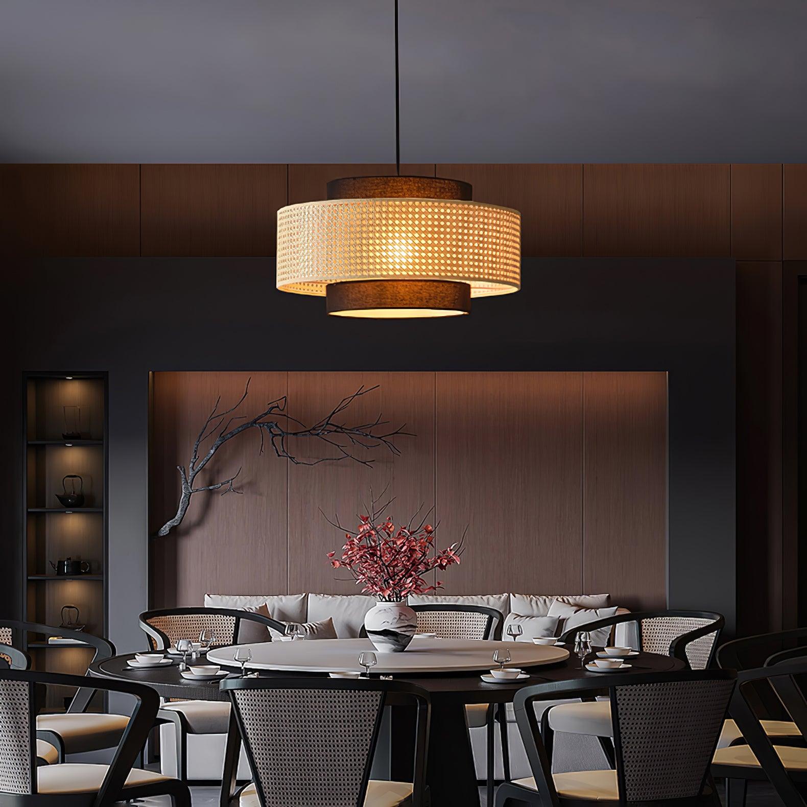 Delurso Japandi Stijl Hanglamp