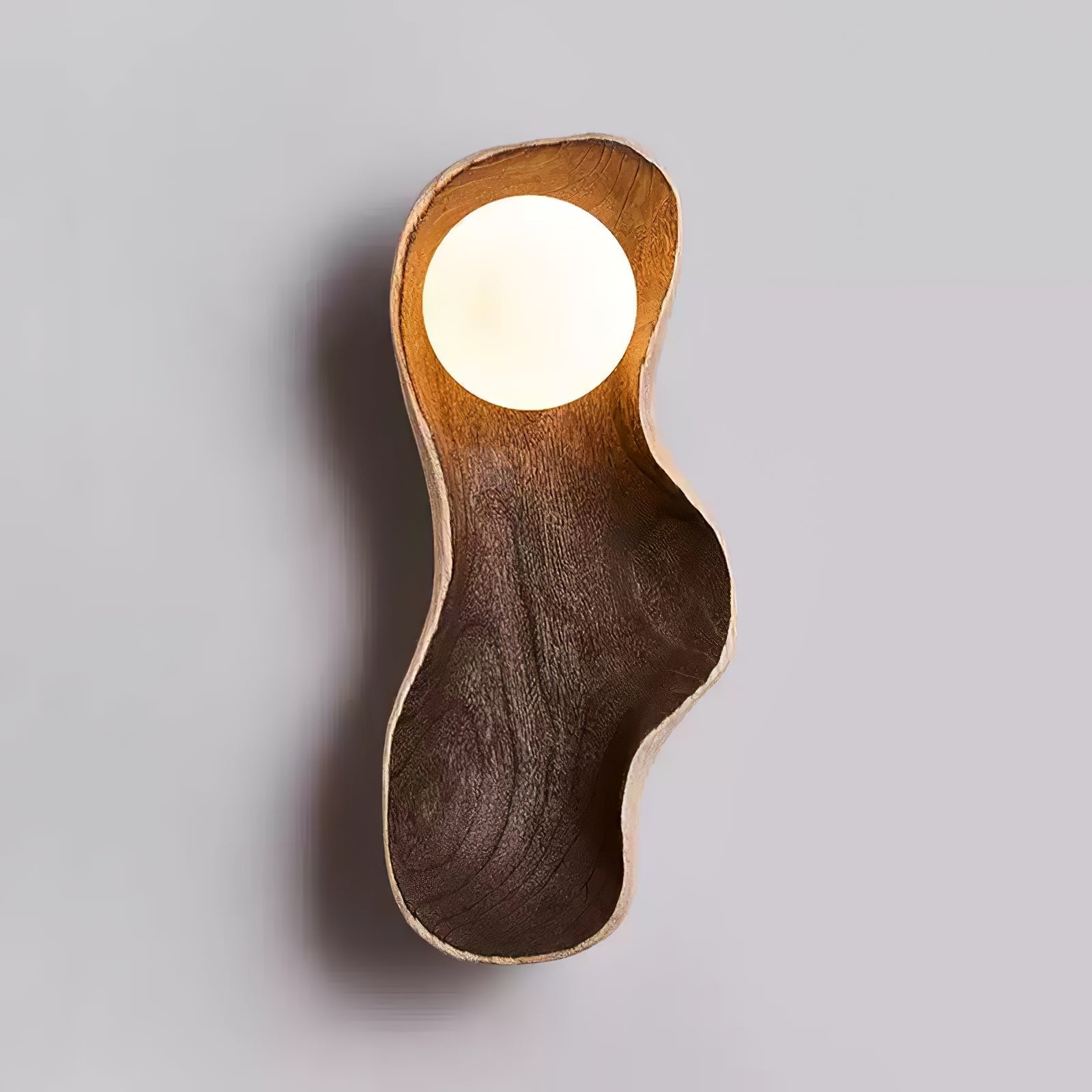 Hescio Houten Wandlamp