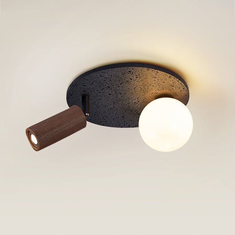 Loaze Travertijnen Planfondlamp