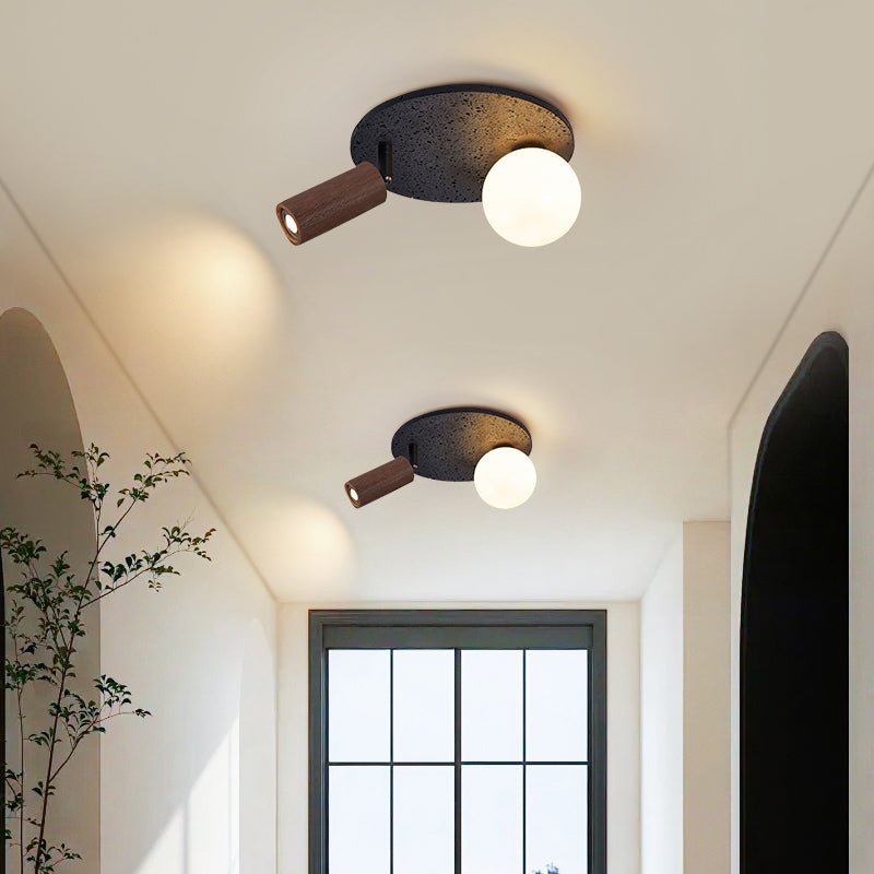 Loaze Travertijnen Planfondlamp