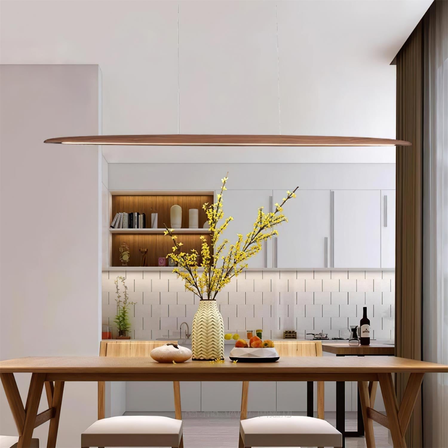 Esaso Japandi Houten Hanglamp
