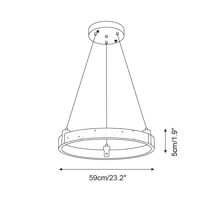 Ecolaze Natuursteen Hanglamp