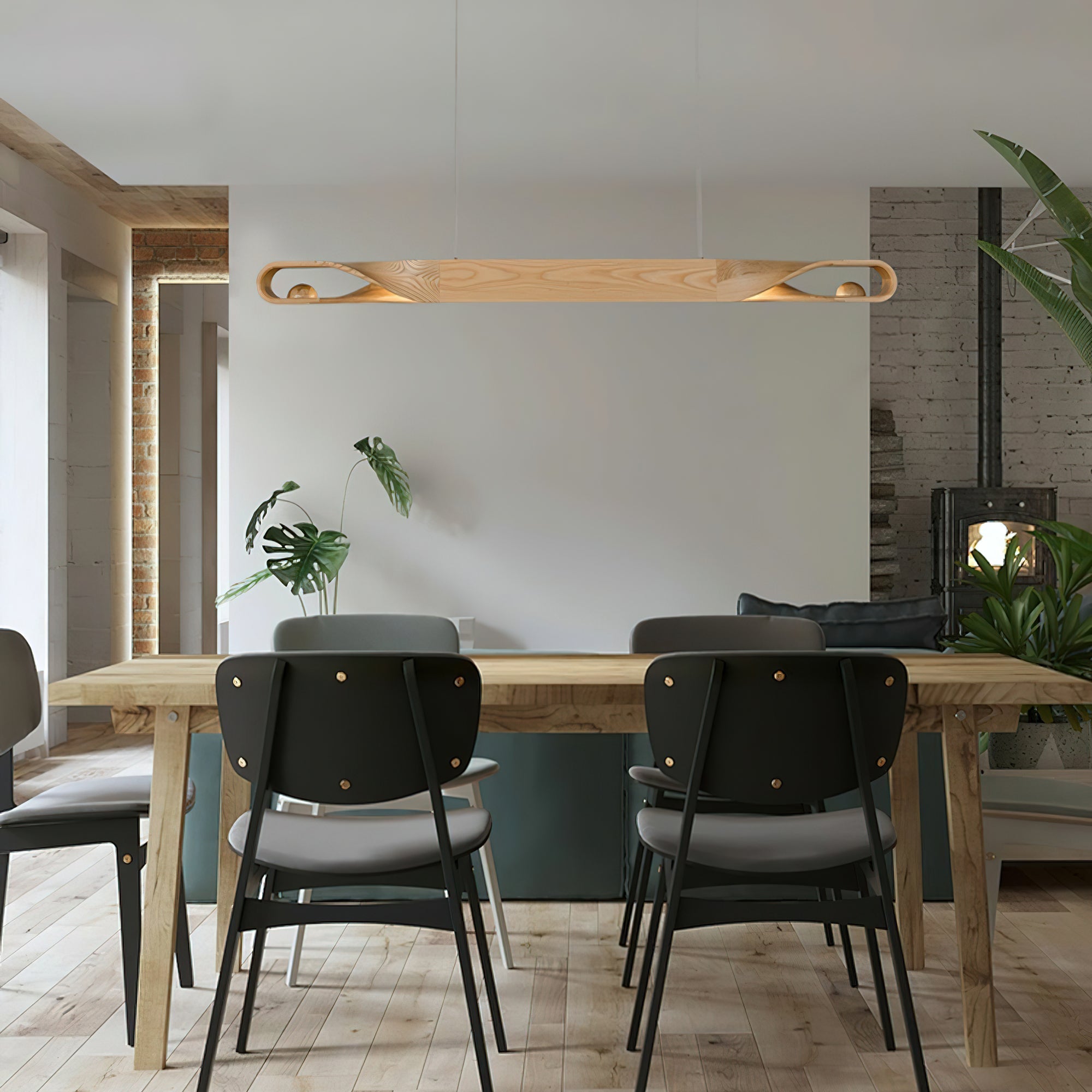 Elowis Houten Hanglamp