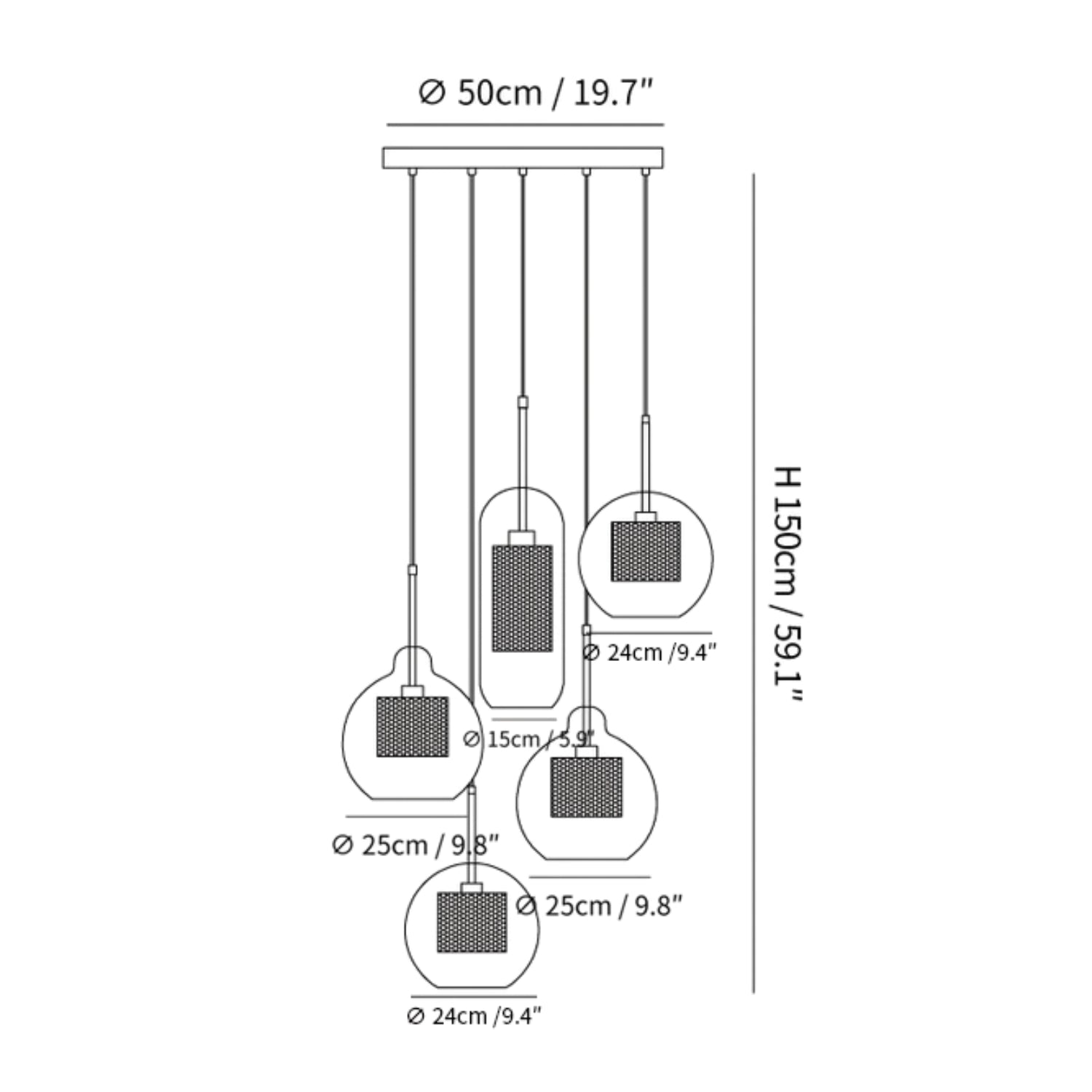 Chevoce Hanglamp