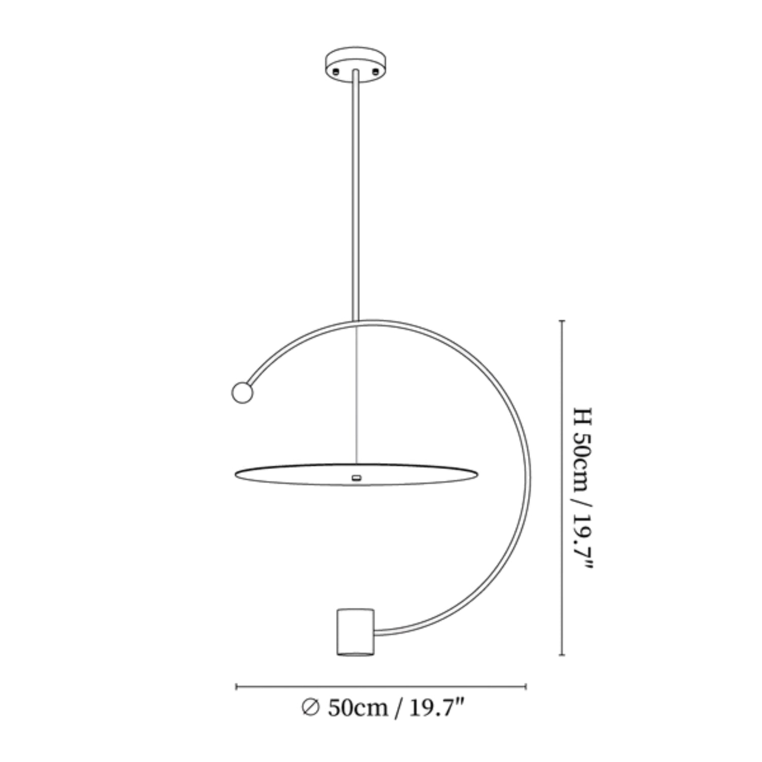 Meliza Disc Hanglamp