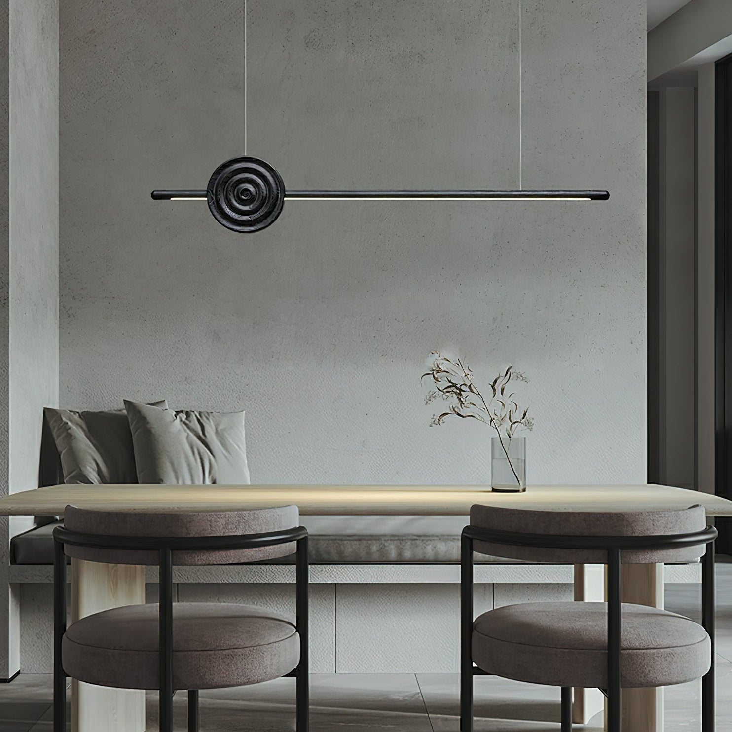 Moharis Japandi Stijl Hanglamp