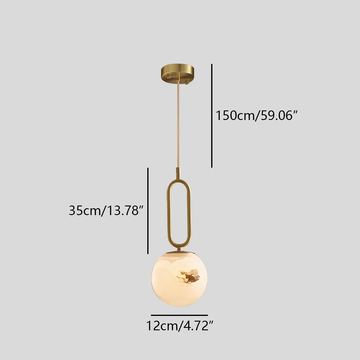 Zazelo Albasten Hanglamp