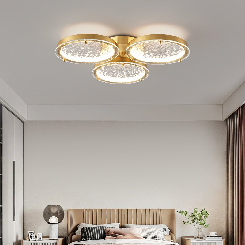 Cloa Gouden Ringdesign Plafondlamp