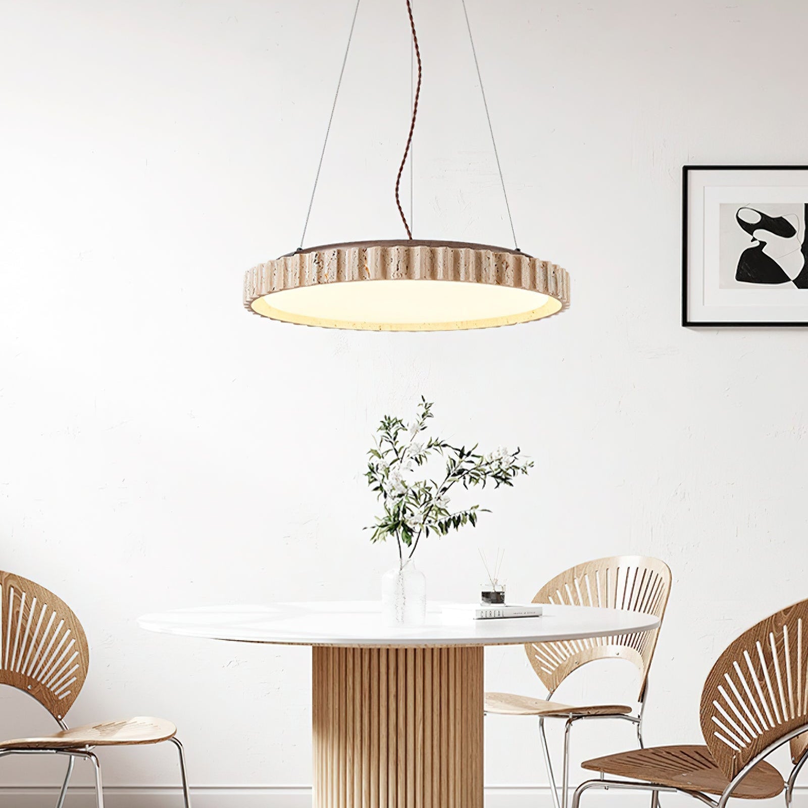Zenmesca Natuursteen Hanglamp