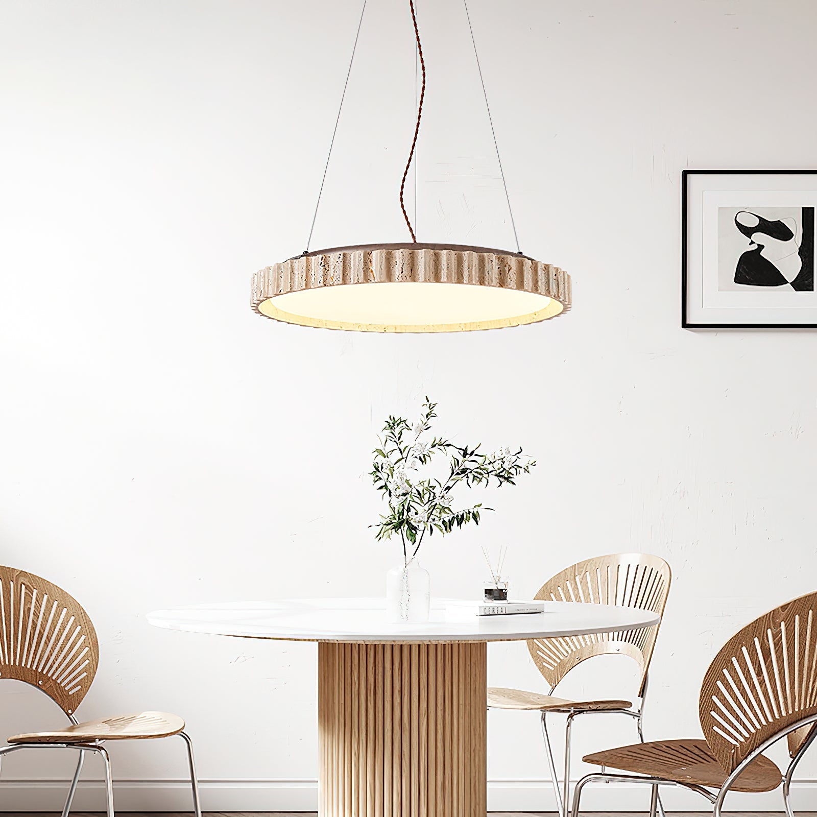 Zenmesca Natuursteen Hanglamp