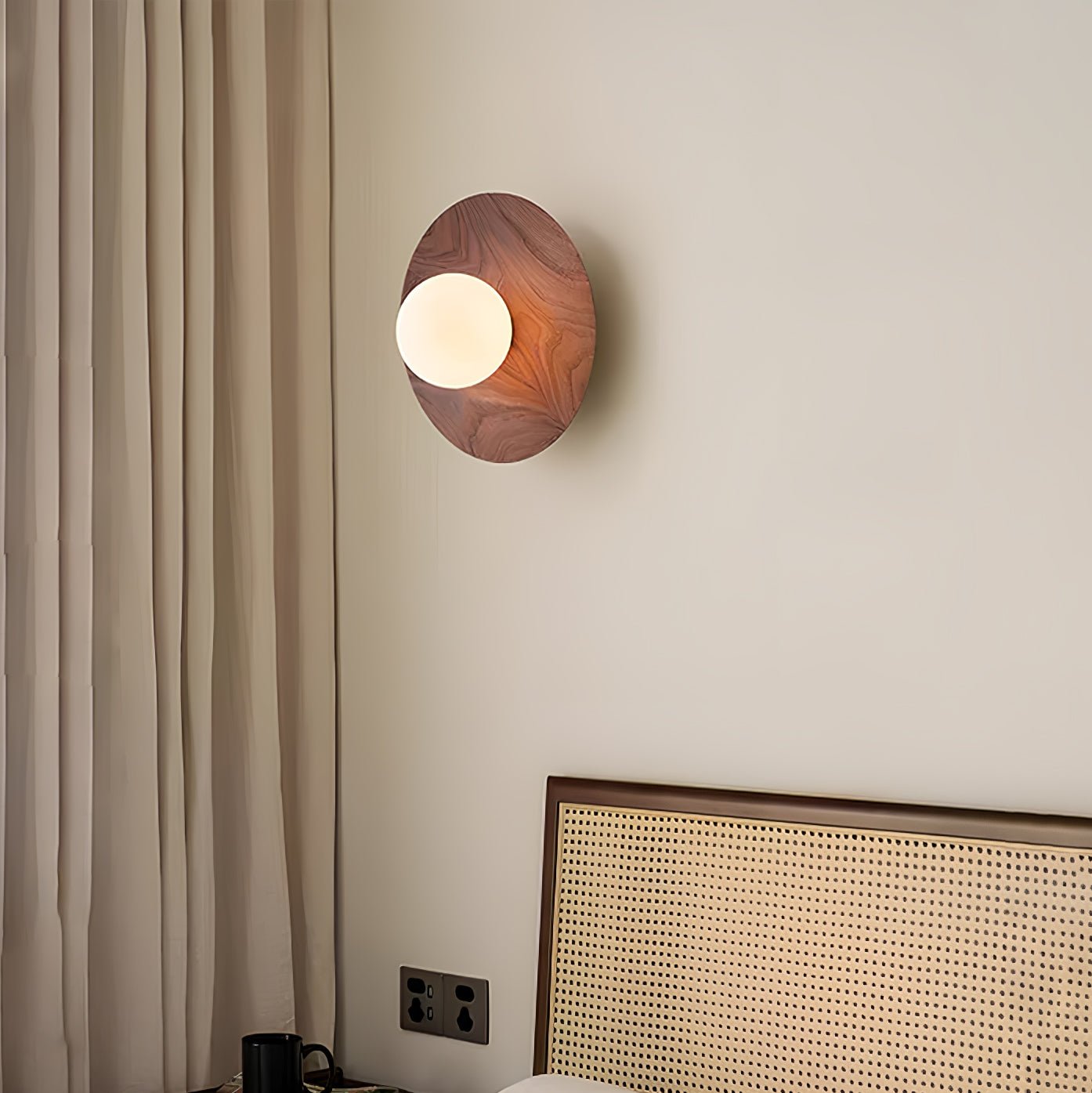 Teno Houten Wandlamp