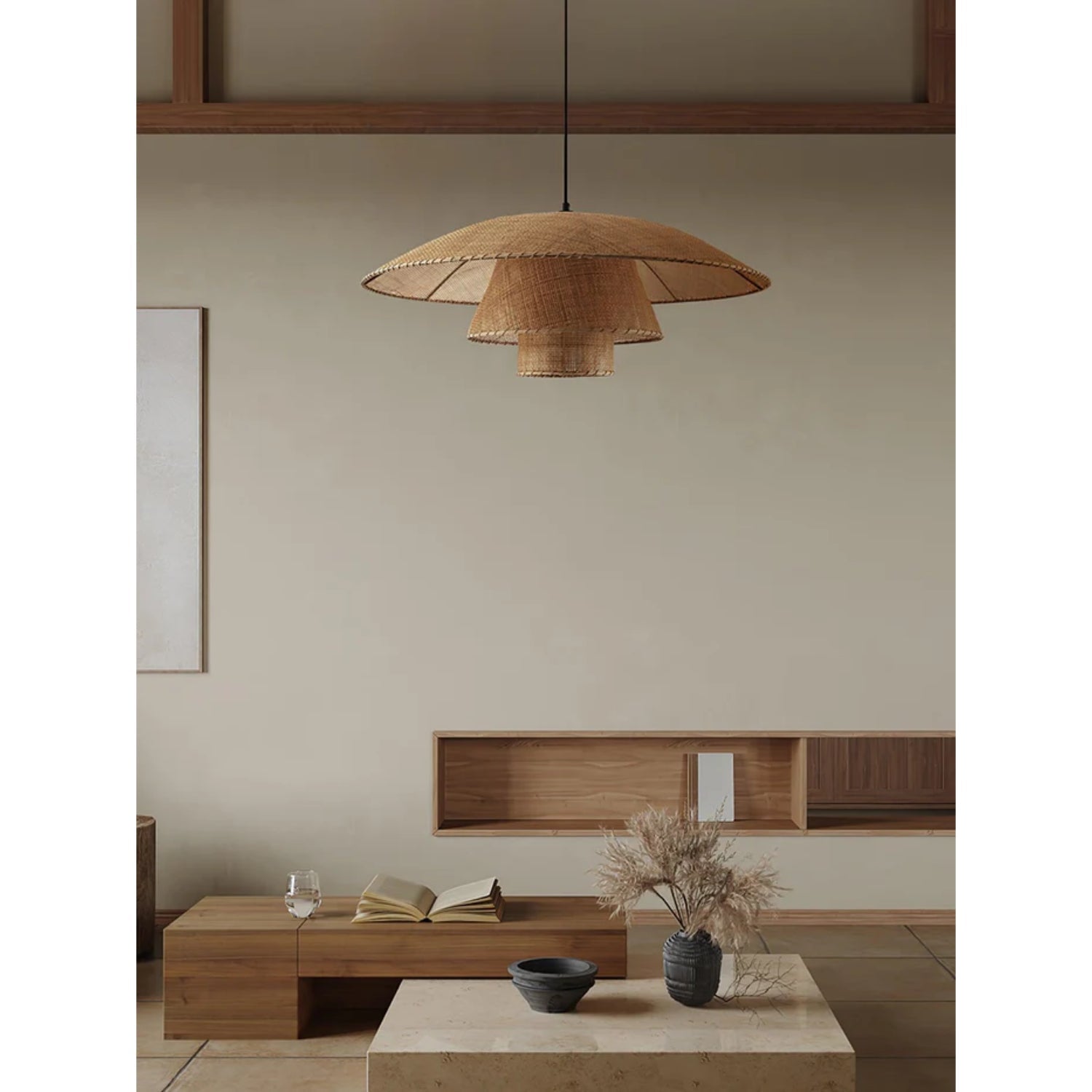 Hataze Japandi Stijl Hanglamp