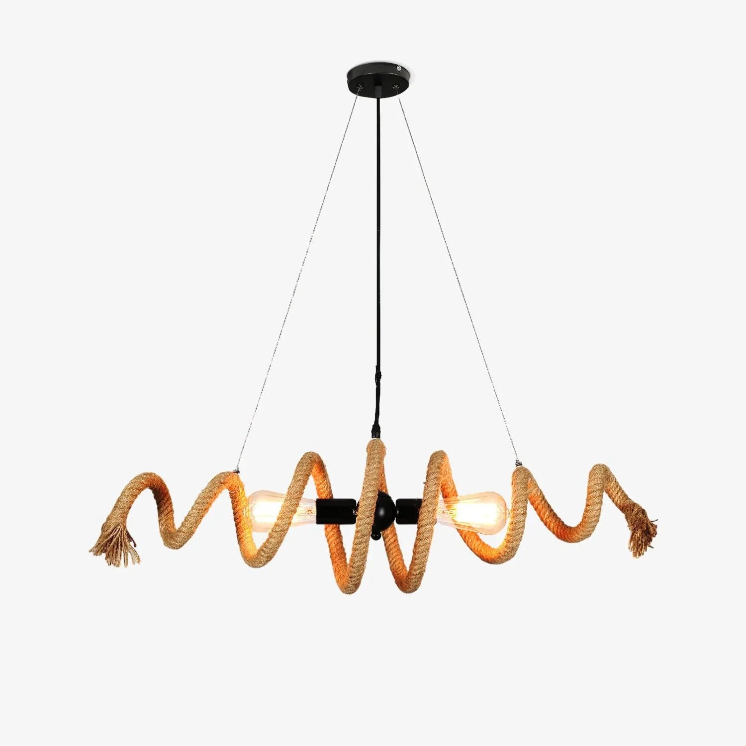 Cirkelvorm Henneptouw Hanglamp