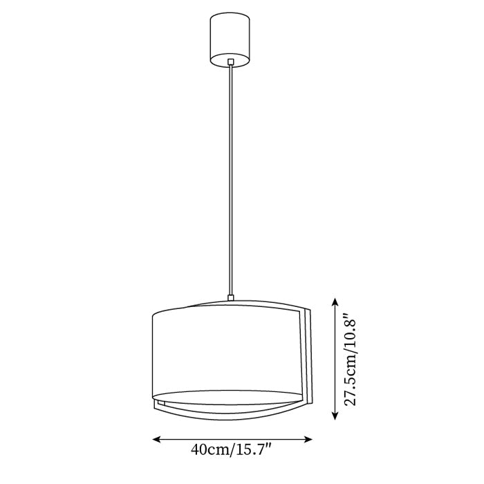 Hallon Japandi Stijl Hanglamp