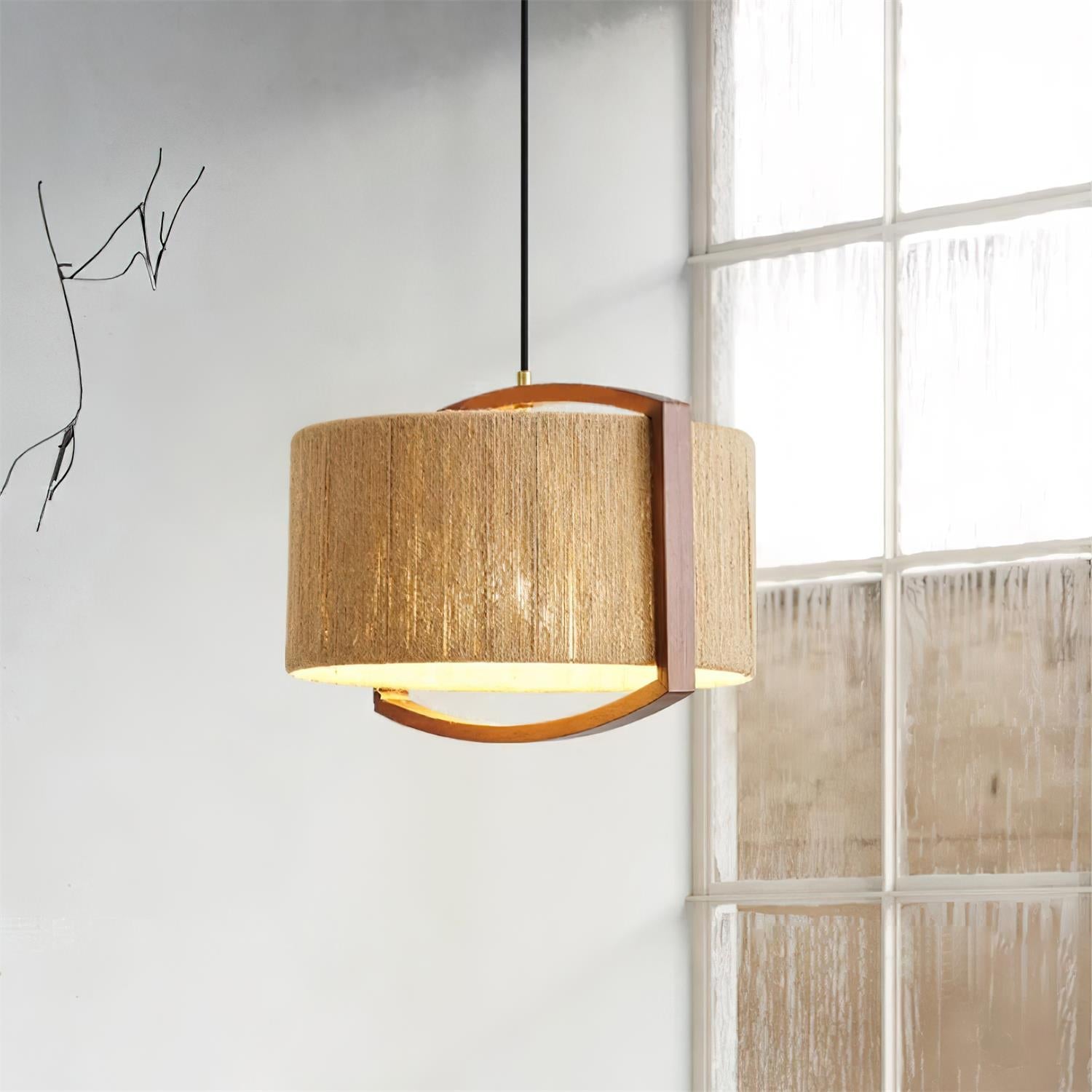 Hallon Japandi Stijl Hanglamp