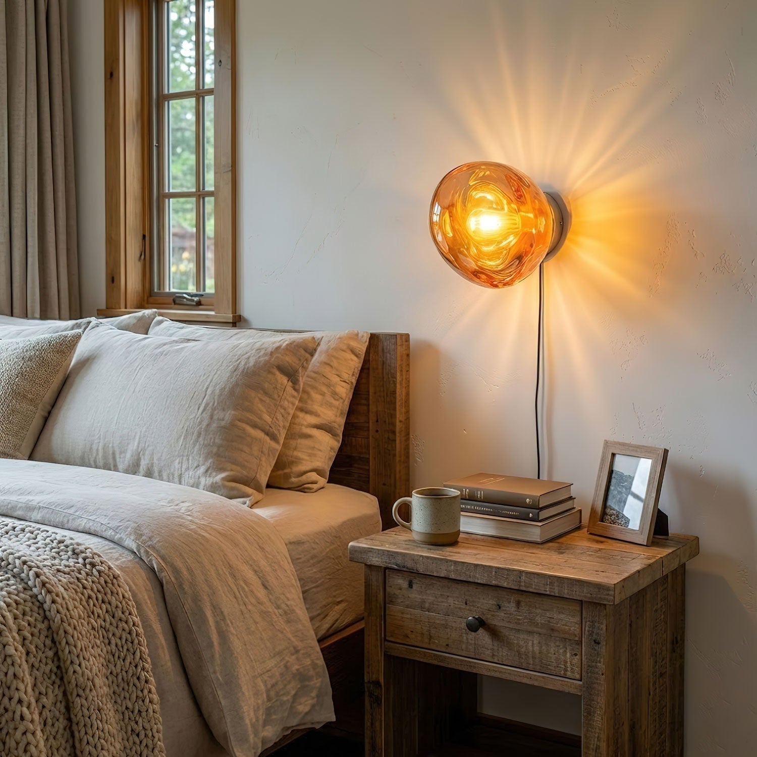 Syrlion Orb Wandlamp Met Stekker