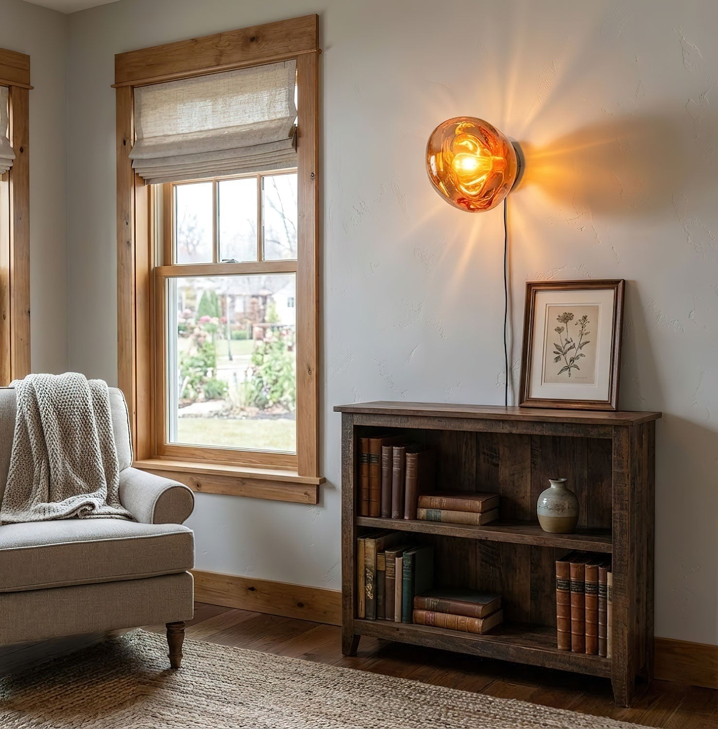Syrlion Orb Wandlamp Met Stekker