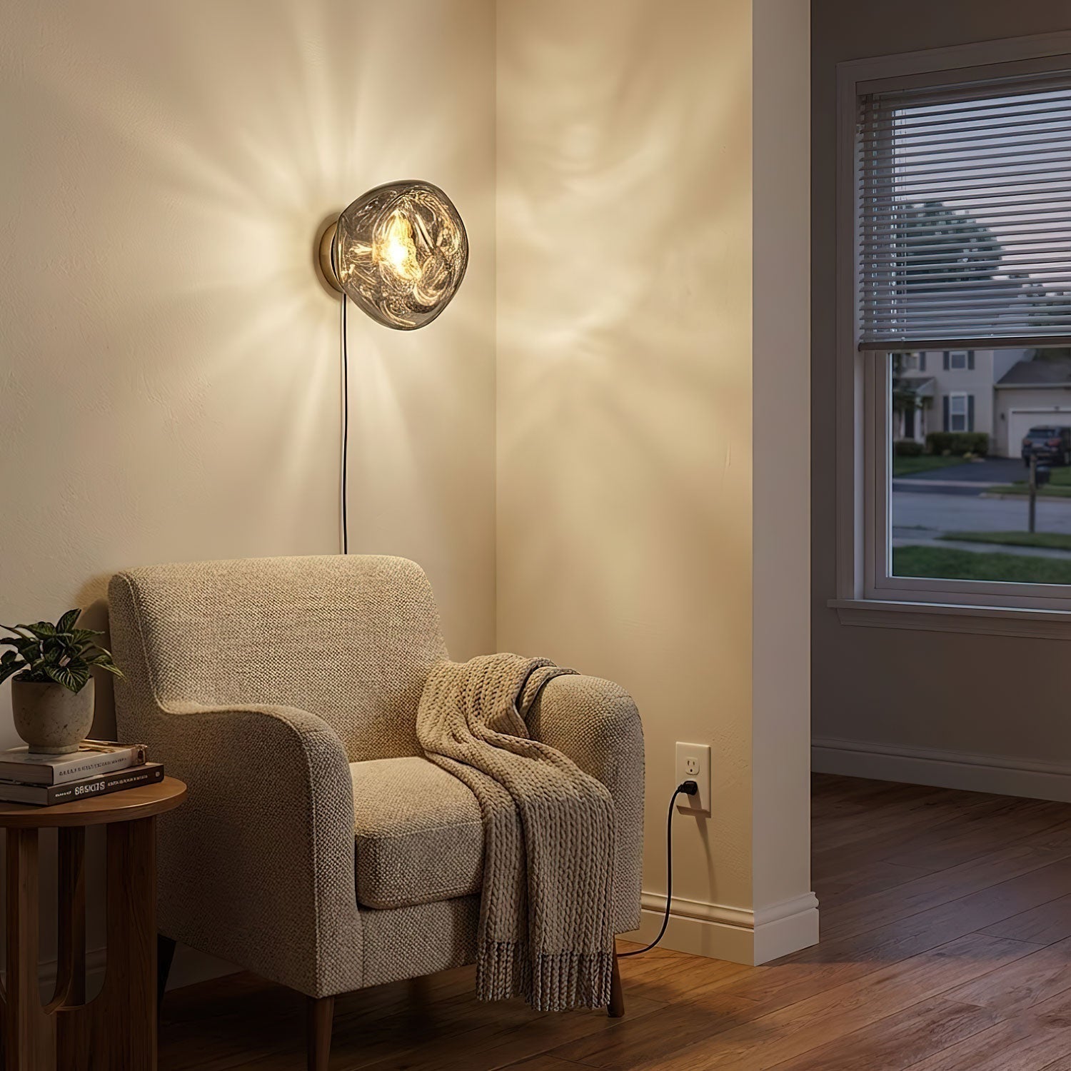 Syrlion Orb Wandlamp Met Stekker