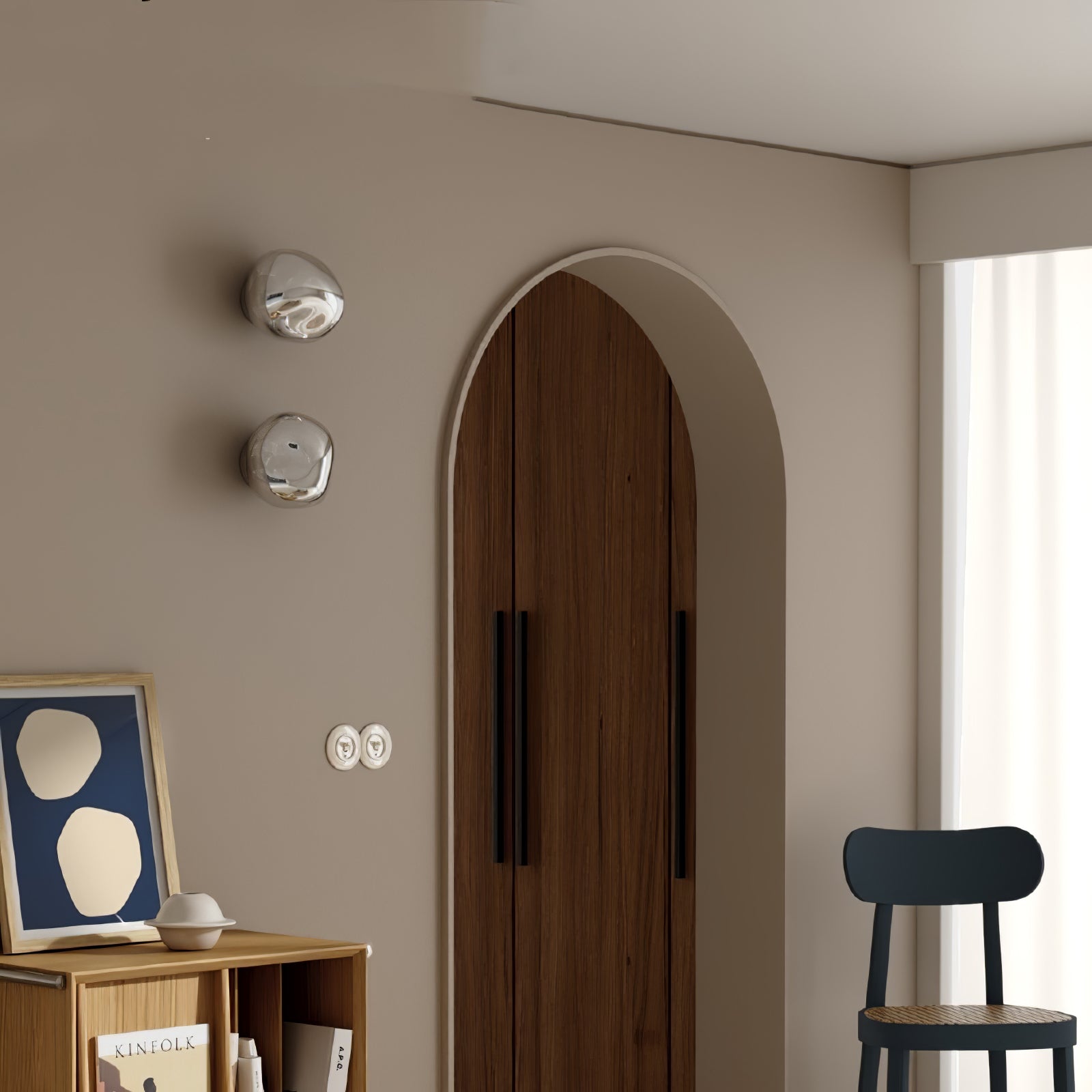 Syrlion Orb Wandlamp Met Stekker
