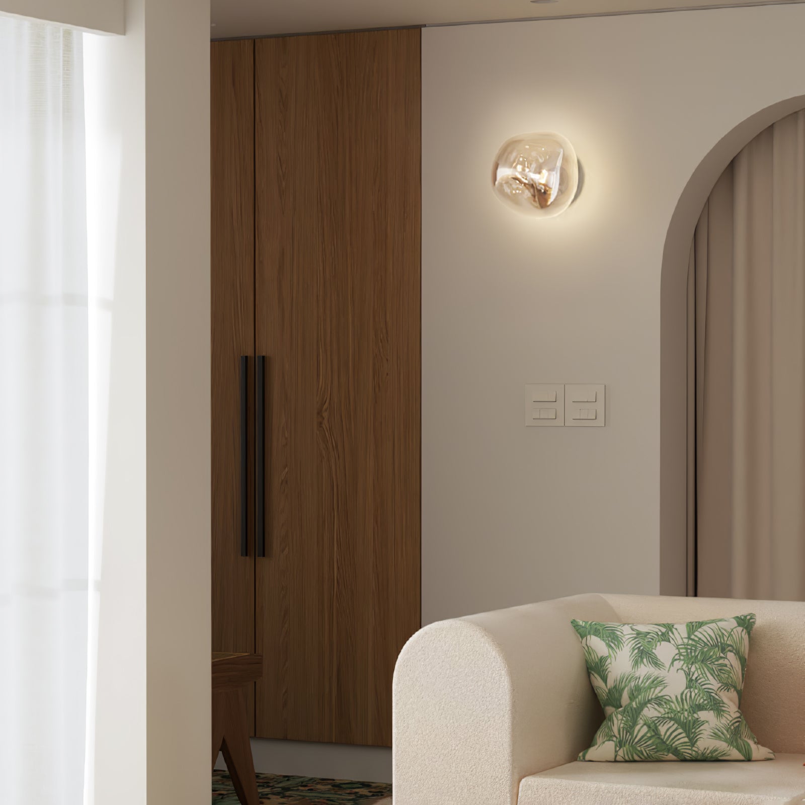 Syrlion Orb Wandlamp Met Stekker