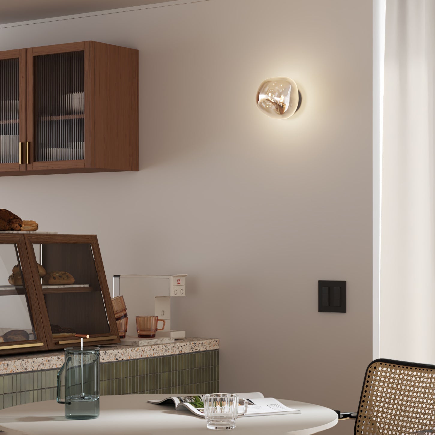 Syrlion Orb Wandlamp Met Stekker