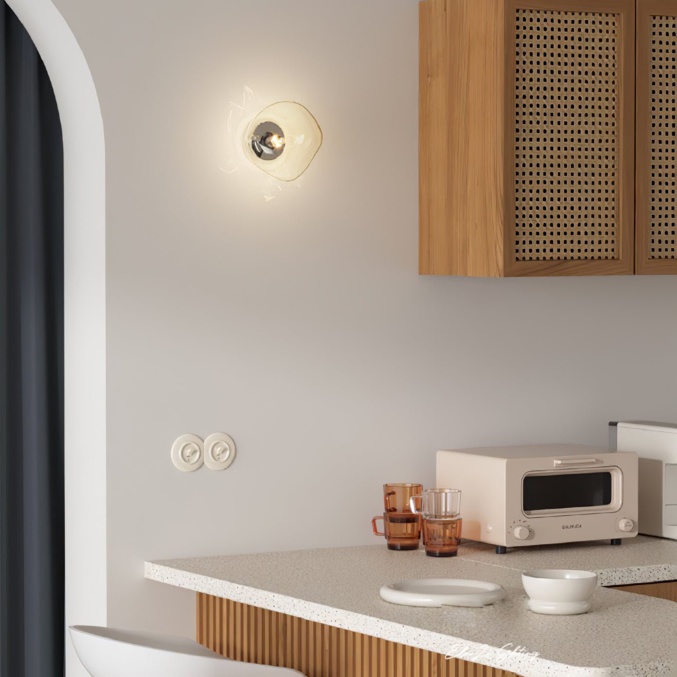 Syrlion Orb Wandlamp Met Stekker