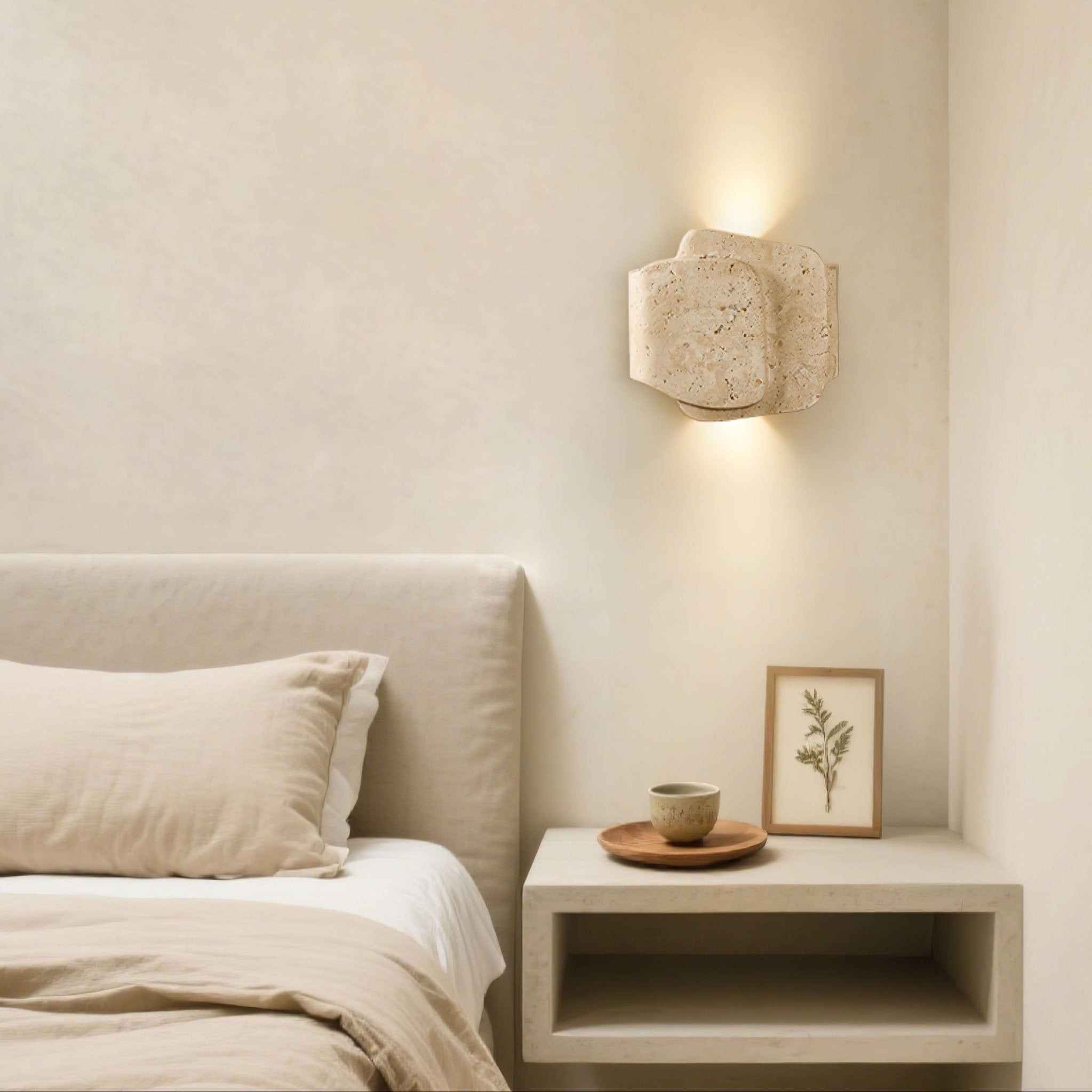 Bova Overlap Natuursteen Wandlamp
