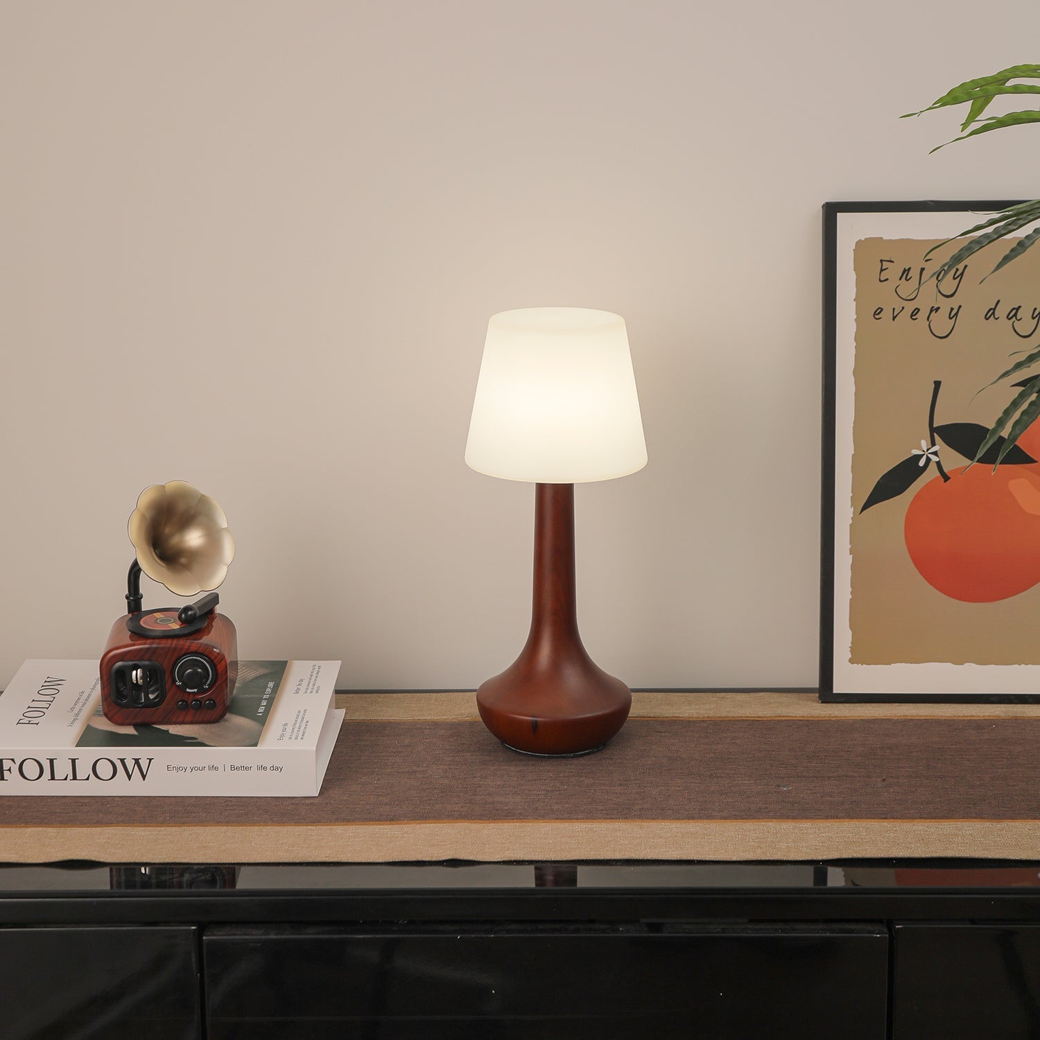 Lentazo Houten Tafellamp