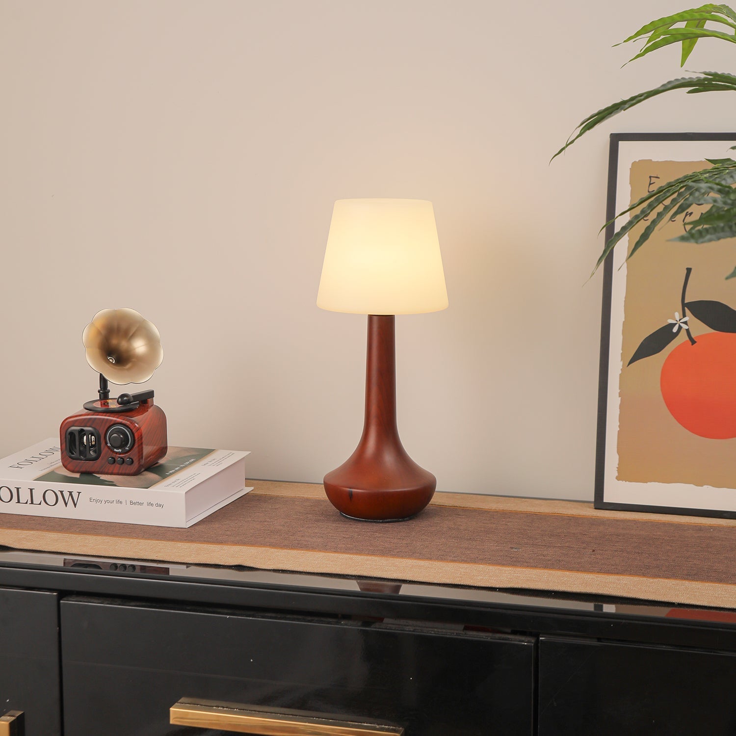 Lentazo Houten Tafellamp