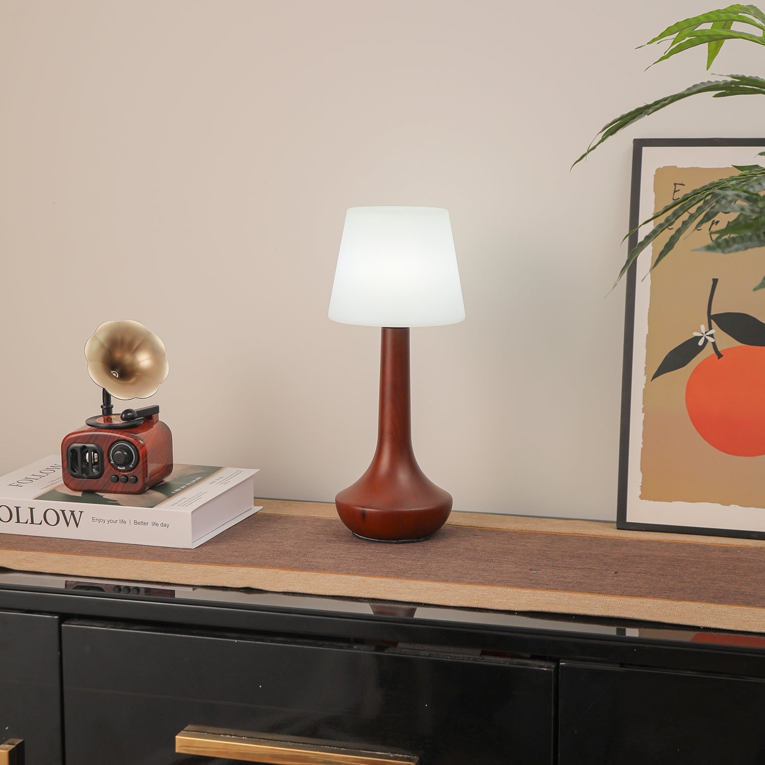 Lentazo Houten Tafellamp