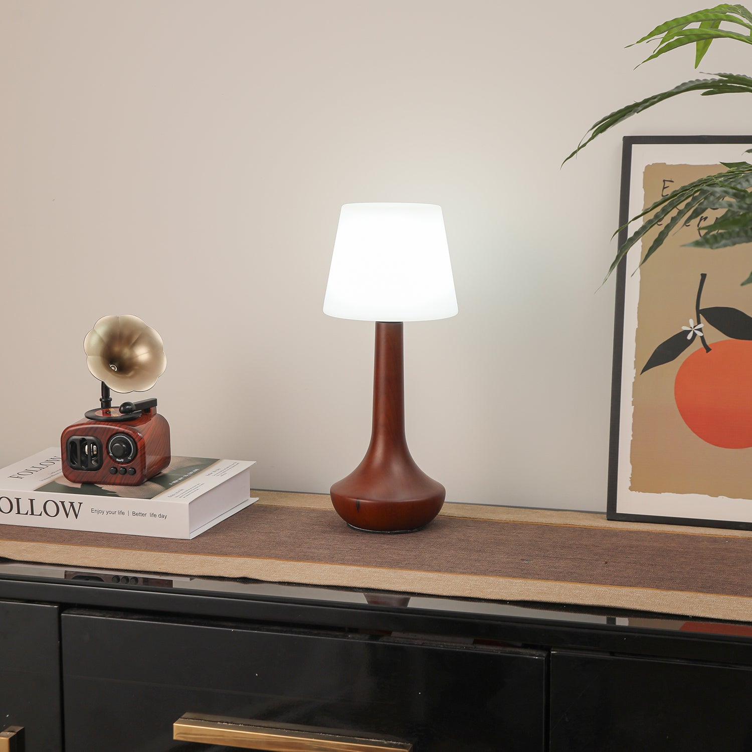 Lentazo Houten Tafellamp