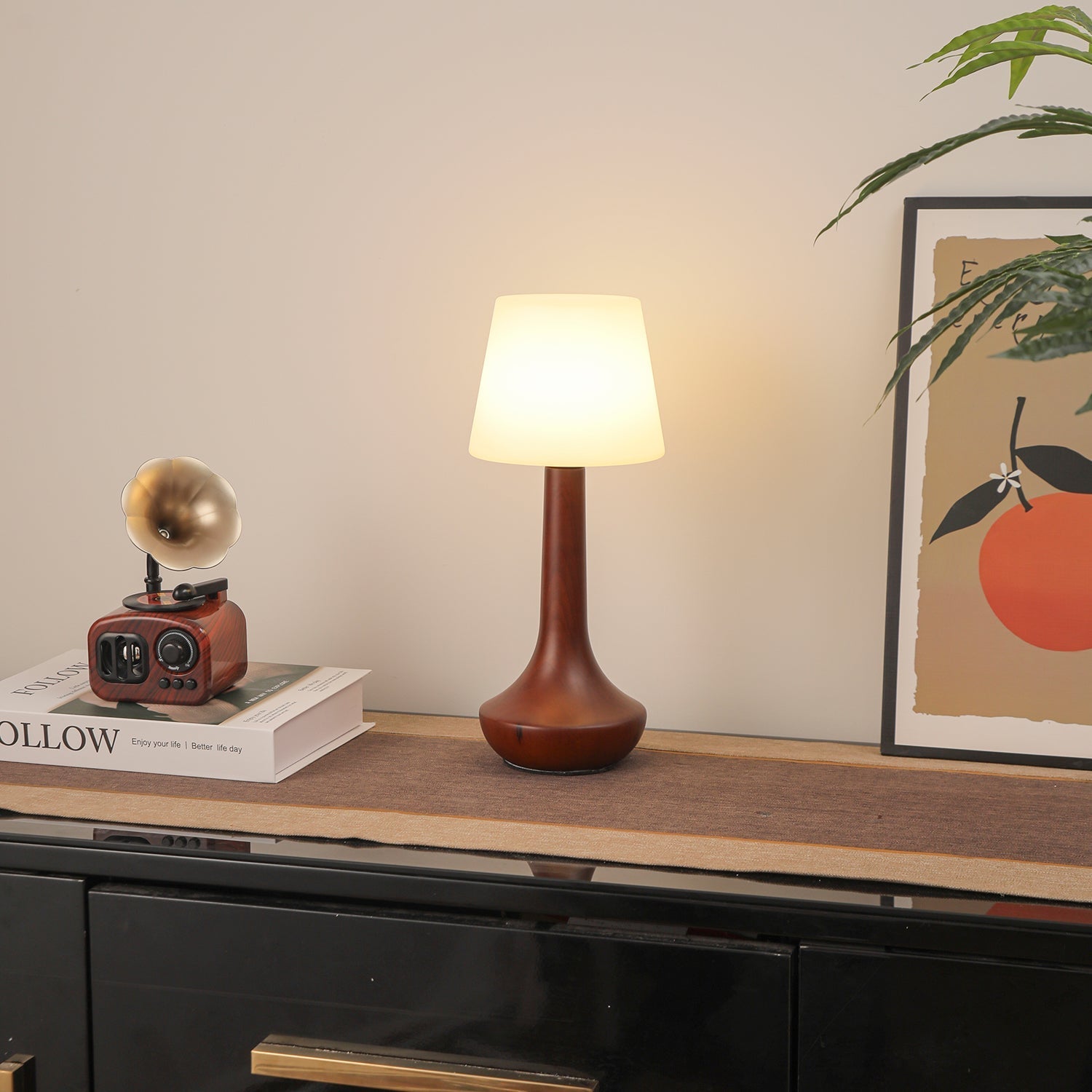 Lentazo Houten Tafellamp