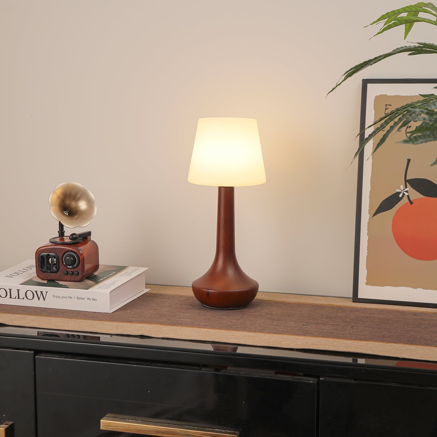 Lentazo Houten Tafellamp