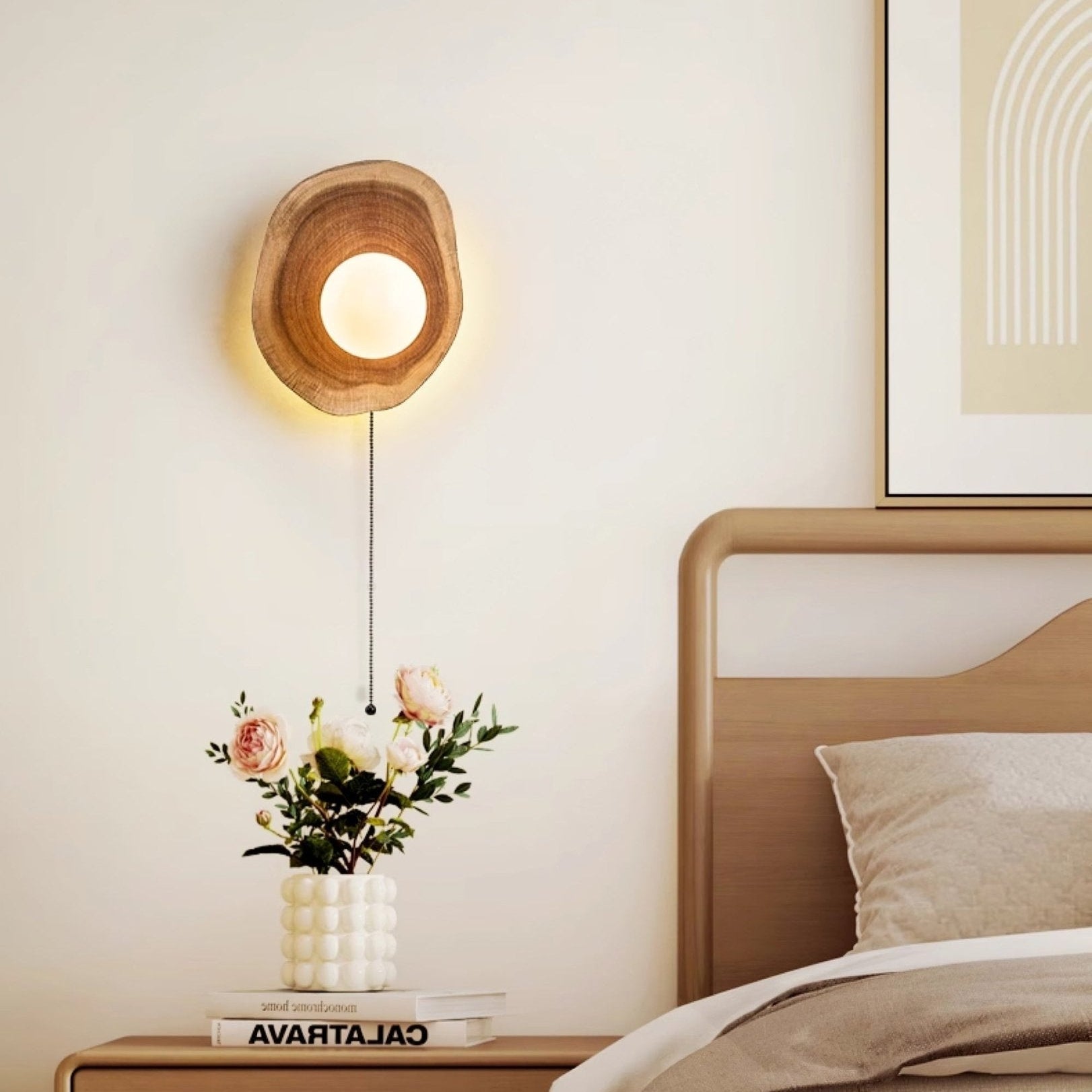 Legima Houten Wandlamp